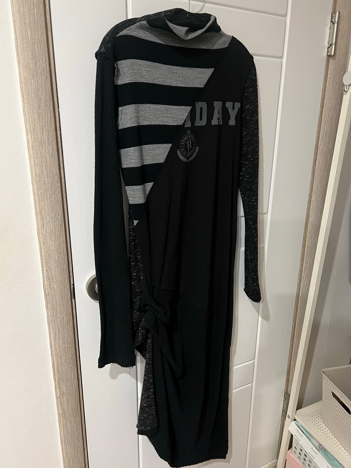 더 오픈 프로덕트(구 오픈와이와이) 블랙 롱 원피스  상품이미지2