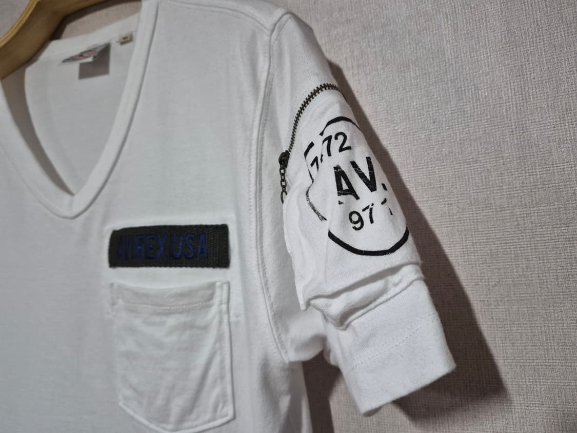 아비렉스 V넥반팔(m) 상품이미지5