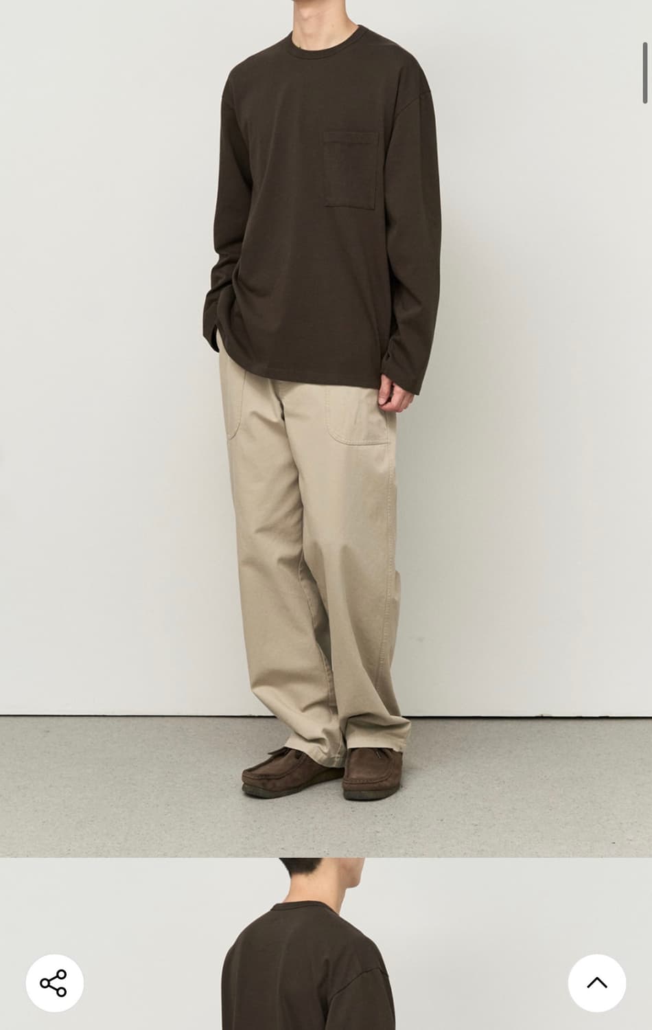 러프사이드 Primary Long Sleeve (Brown/3) 상품이미지3