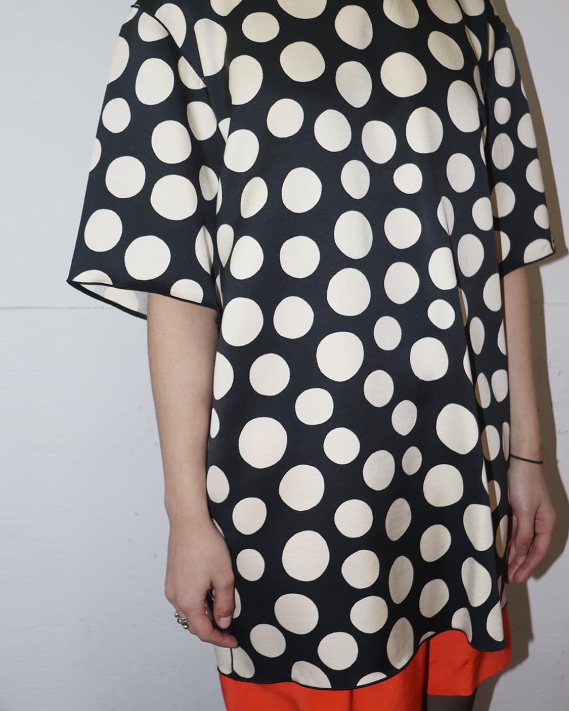 셀린느 by 피비 파일로 실크 & 울 블렌드 도트 드레스 상품이미지3