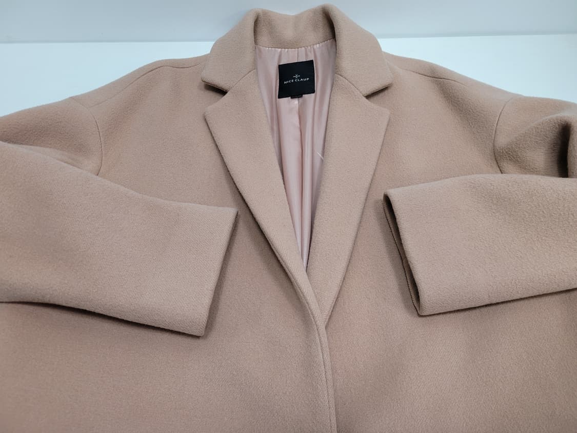 NICE CLAUP 나이스클랍 모 100% 코트 / 여 85 인디핑크
 상품이미지4