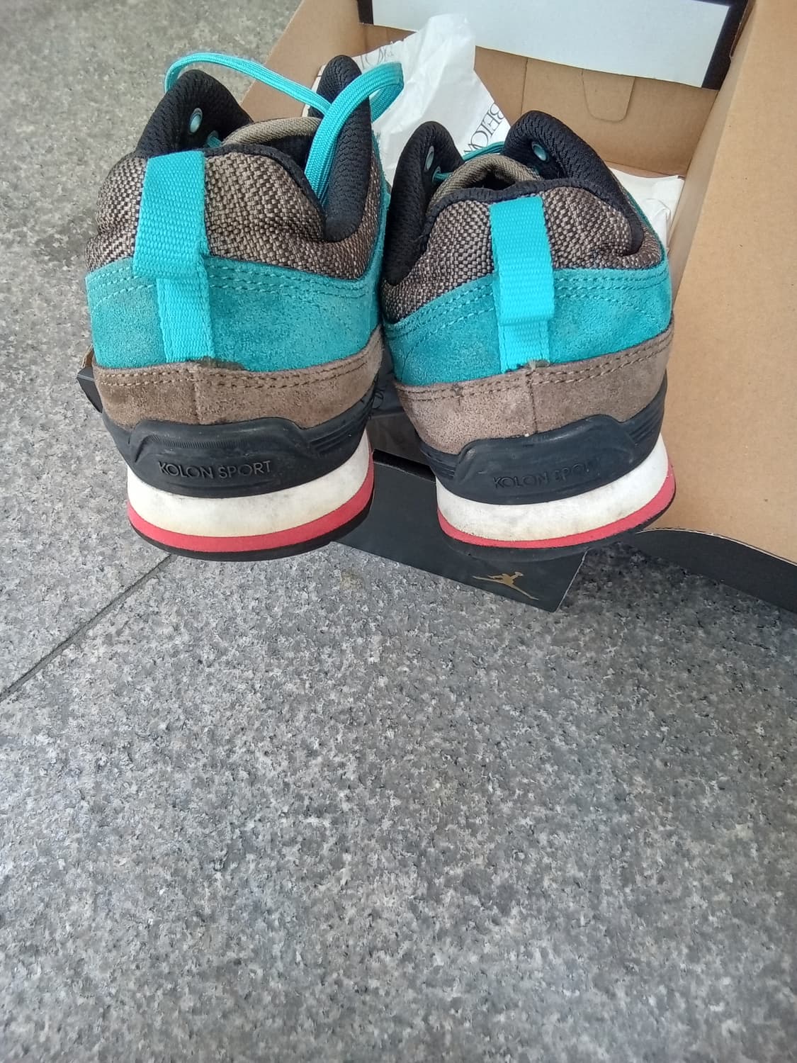 코오롱 엑소 스웨이드 트레킹 스니커즈 상품이미지4