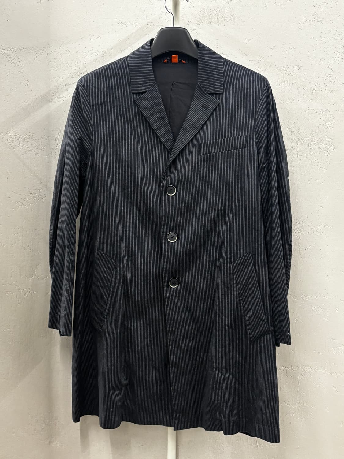 바레나 이태리 남성 스트라이프 코트 46 상품이미지1