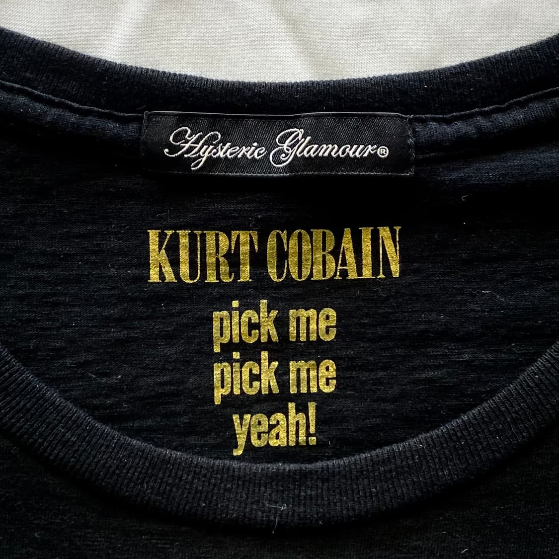 Hysteric Glamour Nirvana T-Shirt 상품이미지3