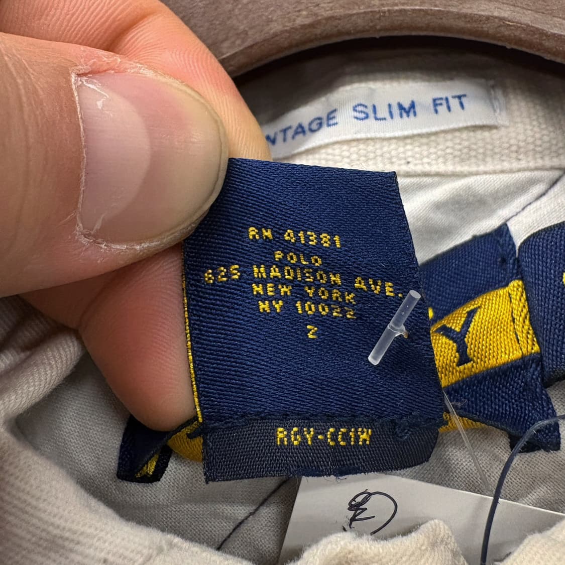 90s 랄프로렌 럭비라인 스트라이프 크레스트 패치 럭비티 N373 상품이미지9