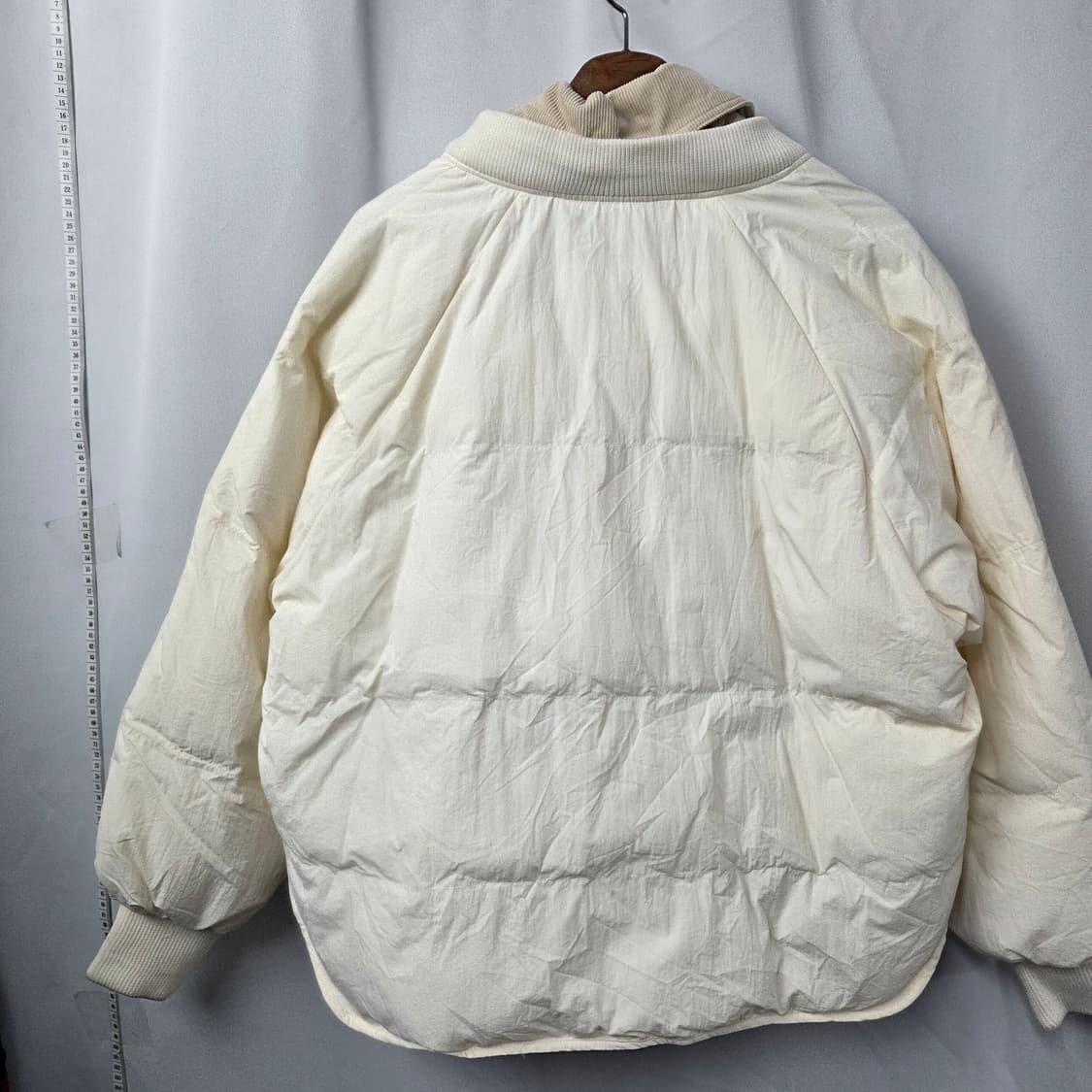 F(126) / 육육걸즈 / 골덴 셔츠 레이어드 패딩  상품이미지9