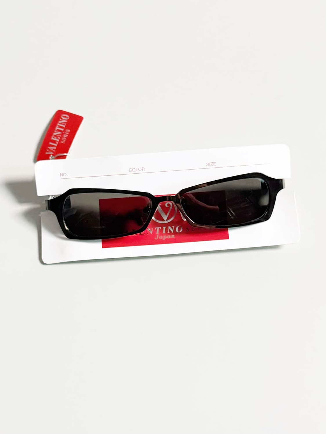VALENTINO SONIA JAPAN 메탈릭 스퀘어 빈티지 선글라스 상품이미지1