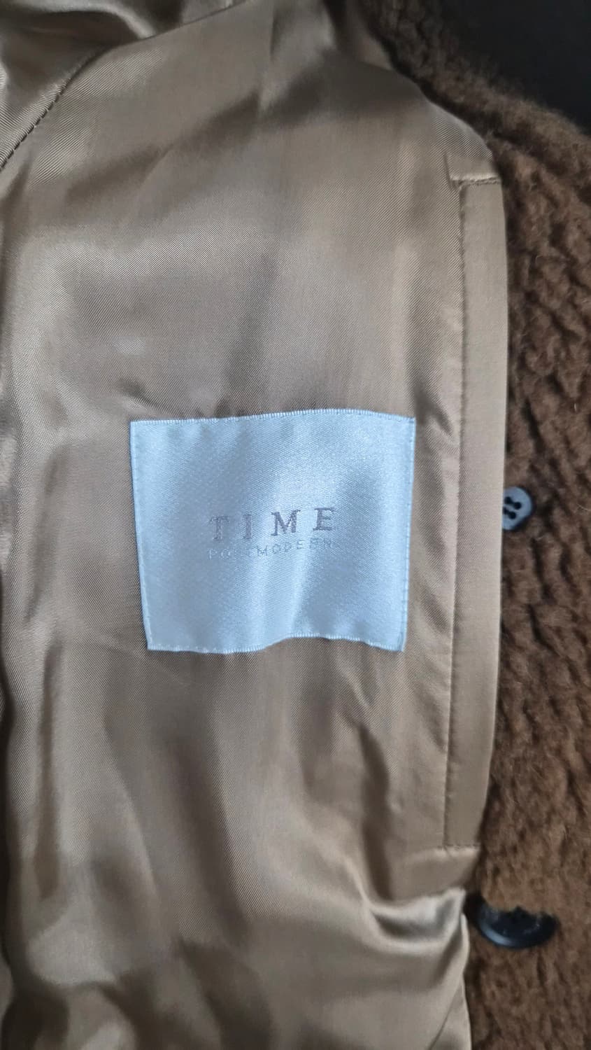 [정가 138만] 타임옴므 낙타모 테디베어 코트 (95) - Camel 상품이미지4