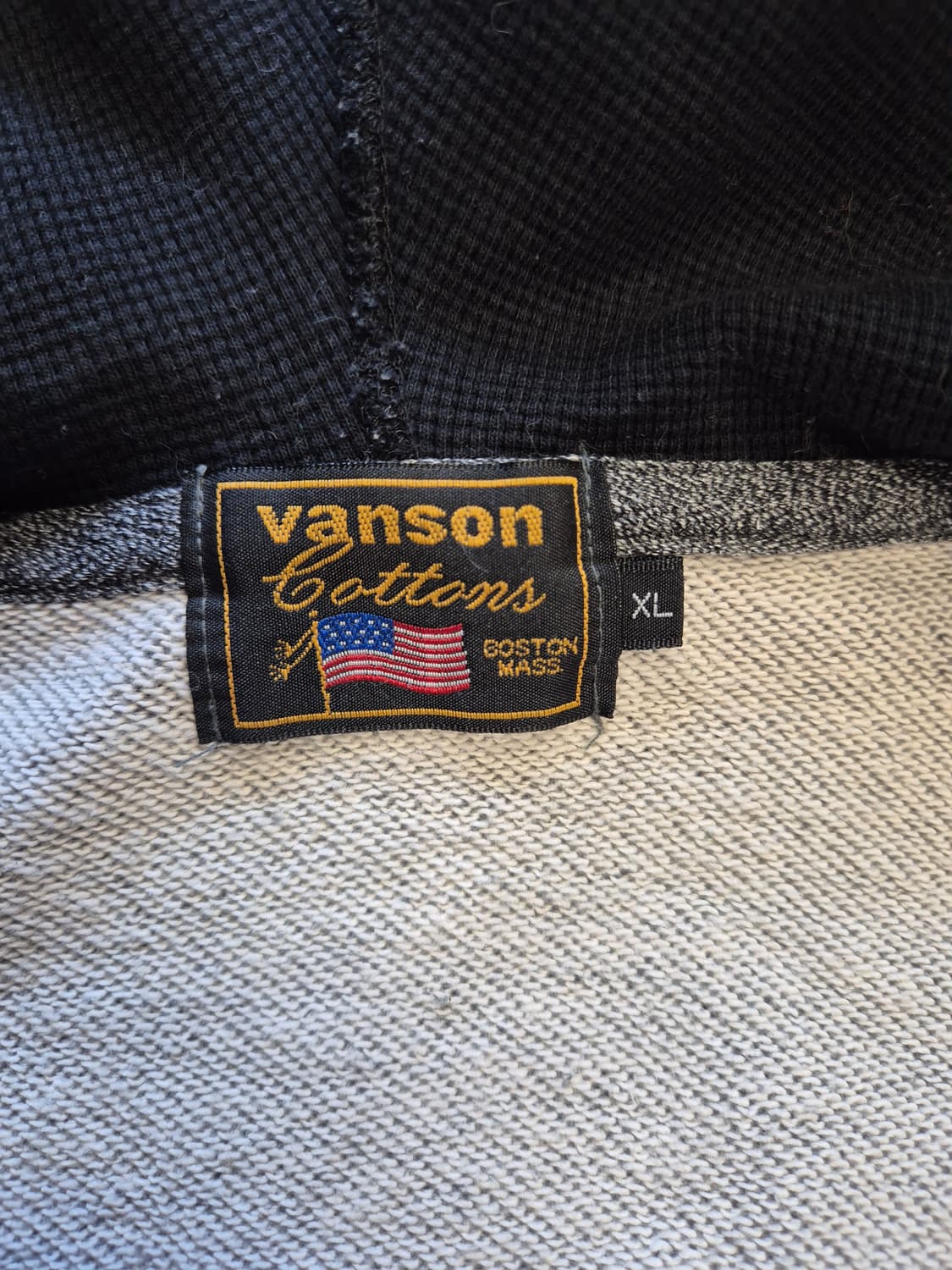 Vanson 밴슨 본 스켈레톤 레어이드 후드집업 상품이미지5