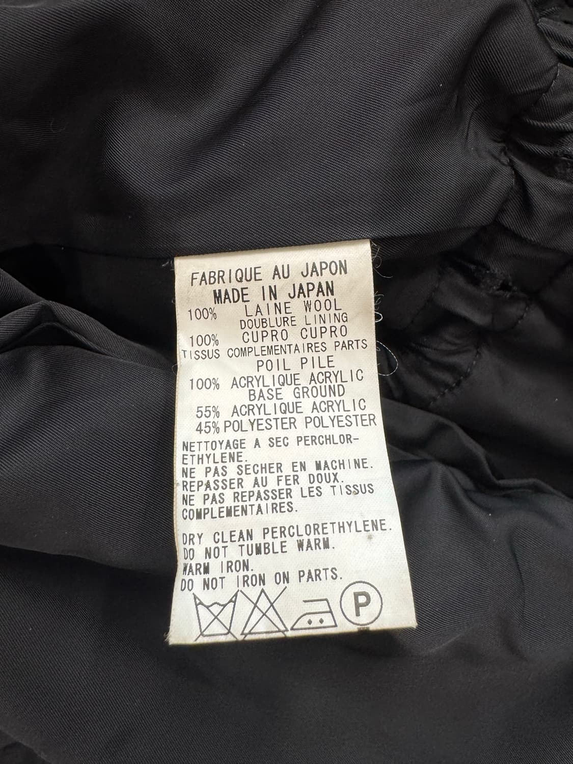 Y’s Yohji Yamamoto 울 코트 상품이미지9