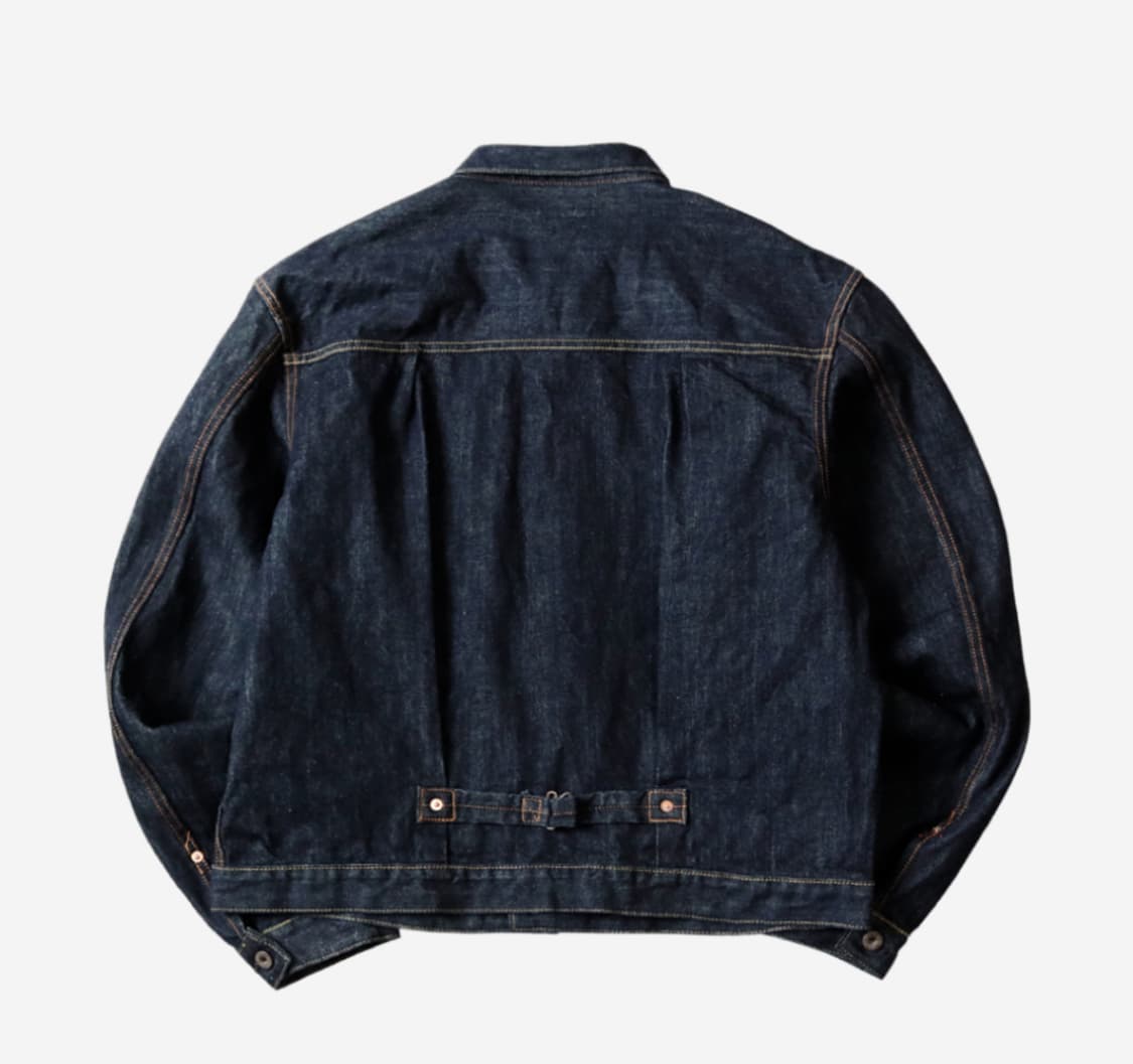 [4][XL] 캐피탈 14온즈 데님 1ST 원 워시 자켓 인디고 상품이미지2
