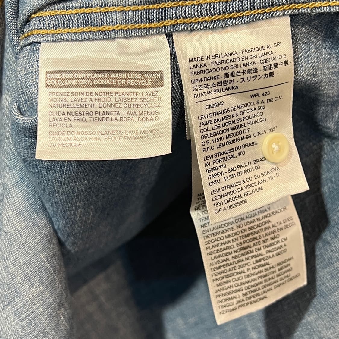 라바이스 데님셔츠 상품이미지4