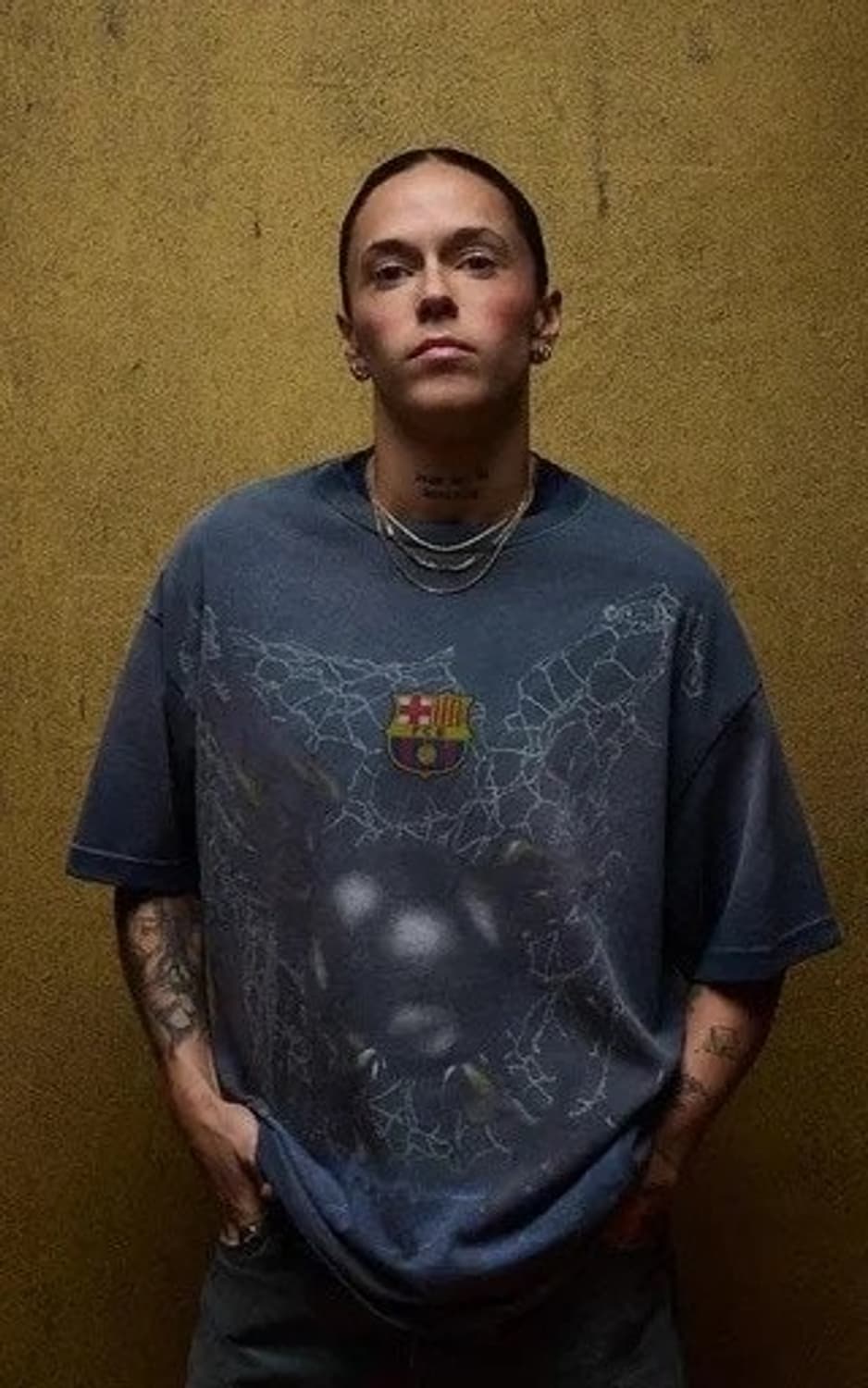 트레비스스캇 바르셀로나 반팔 M 상품이미지3