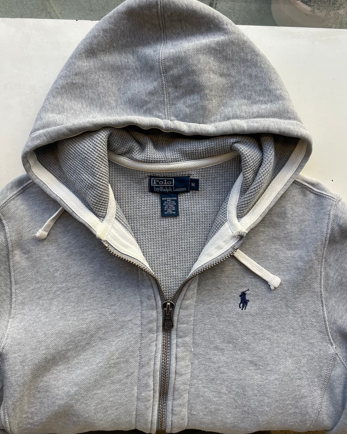 90‘s Polo Thermal hoodie zipup 폴로 써멀 후디 상품이미지6