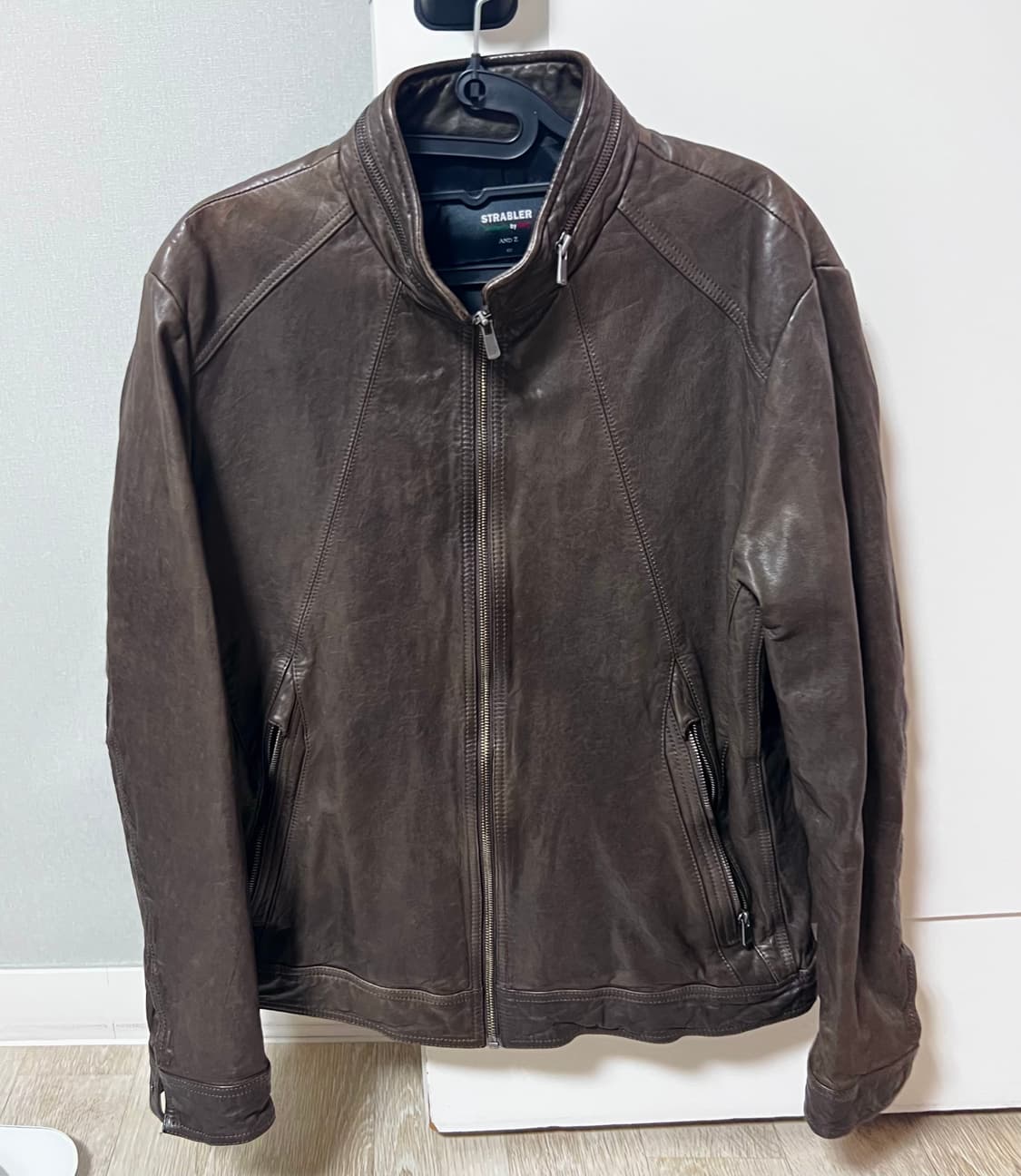 strabler 양가죽 자켓 브라운 상품이미지1