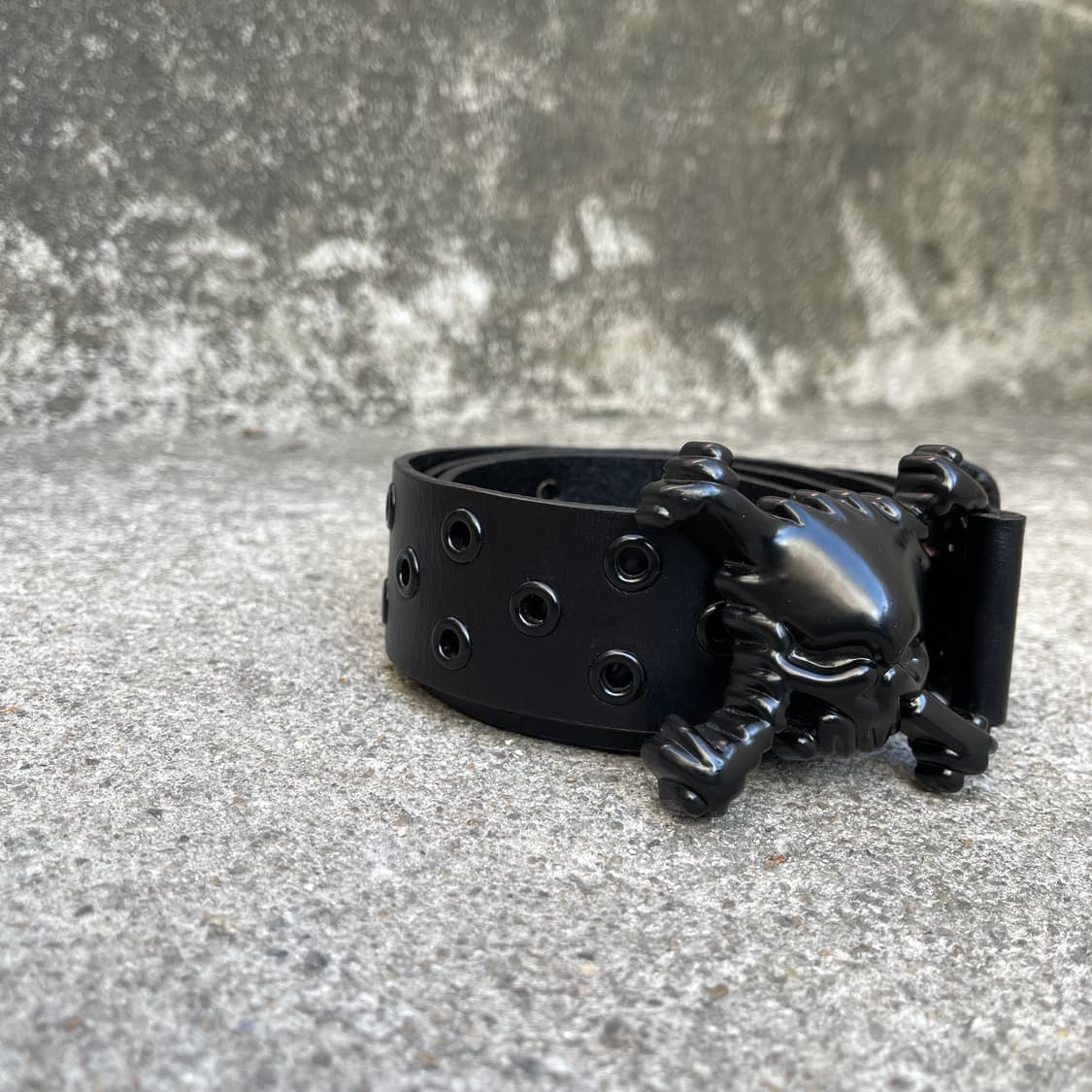 [OS] 00s Oakley 스컬 레더 벨트 상품이미지4