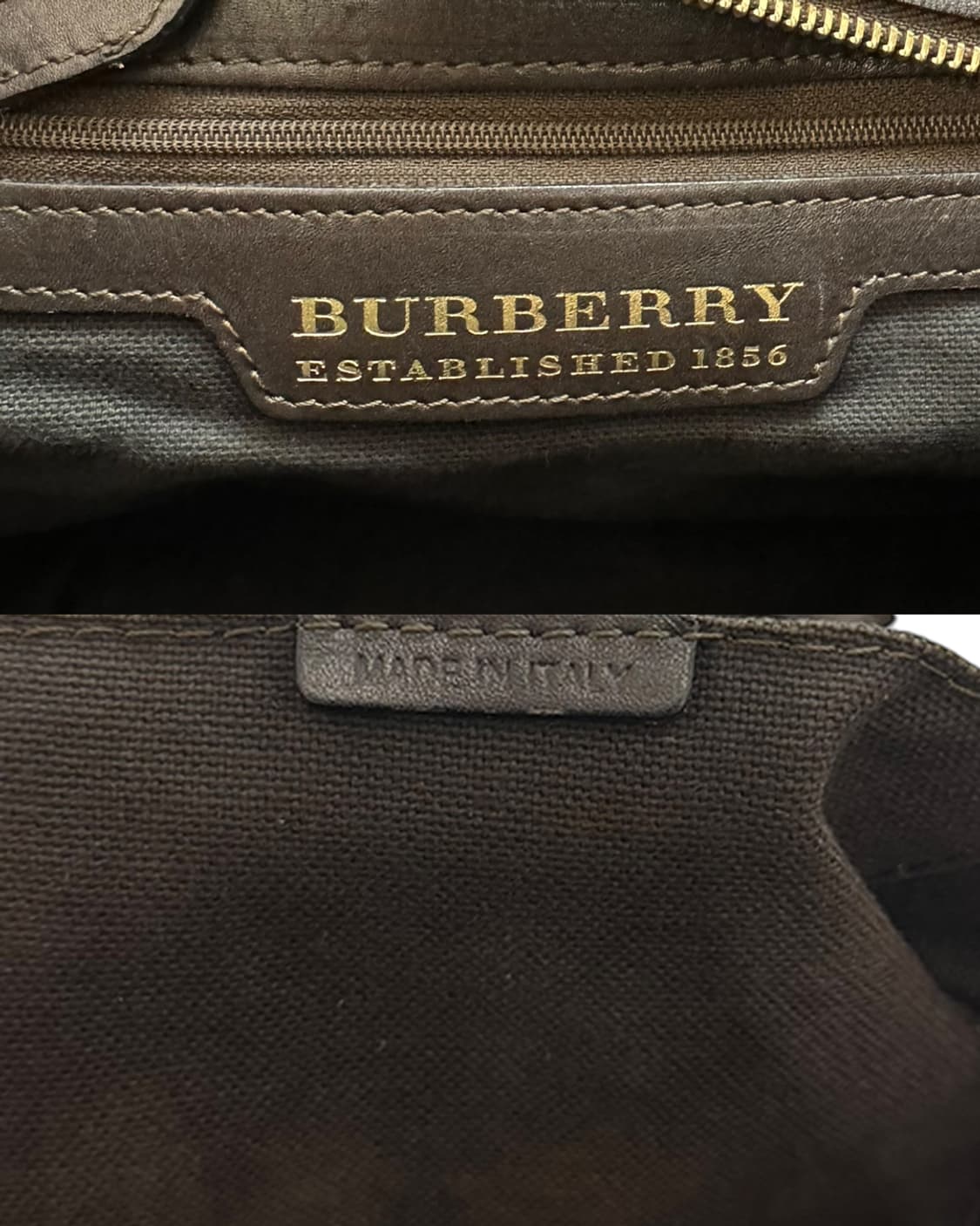 버버리 헤이마켓 체크 메탈 스티치 로리 백 상품이미지10