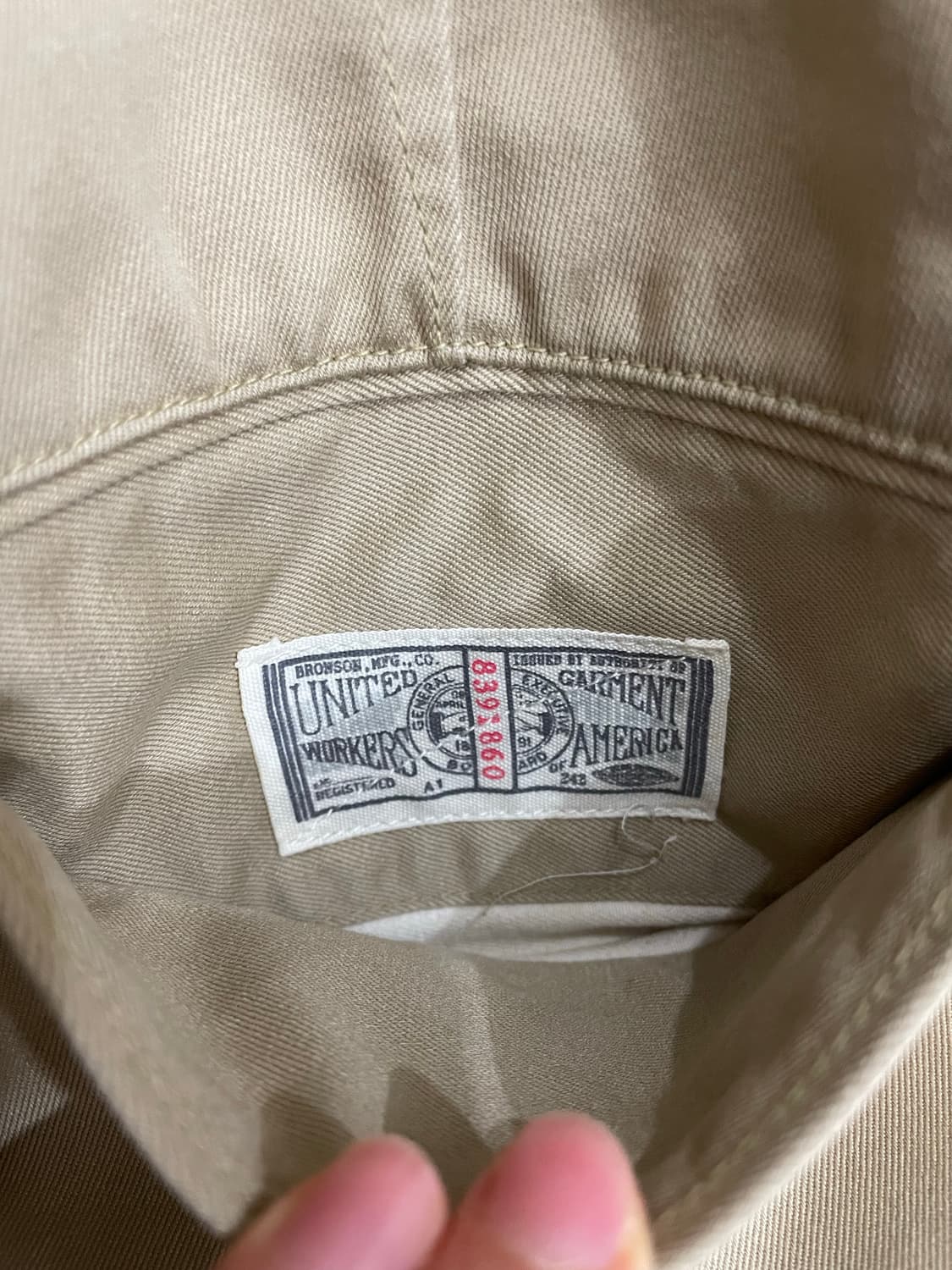 브론슨 치노 팬츠 베이지 상품이미지10