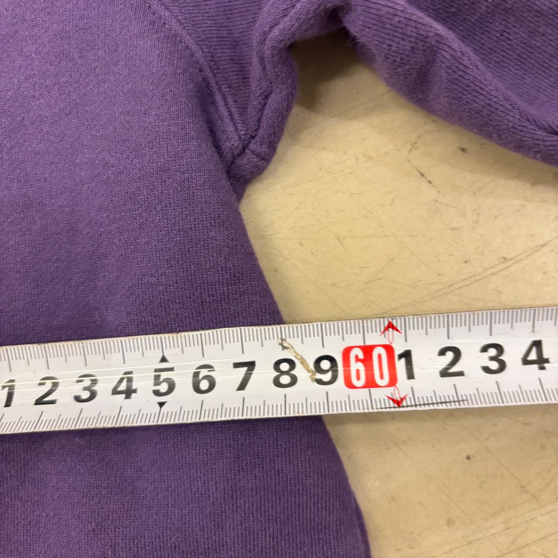 챔피온 리버스위브 빅로고 퍼플 맨투맨 상품이미지5