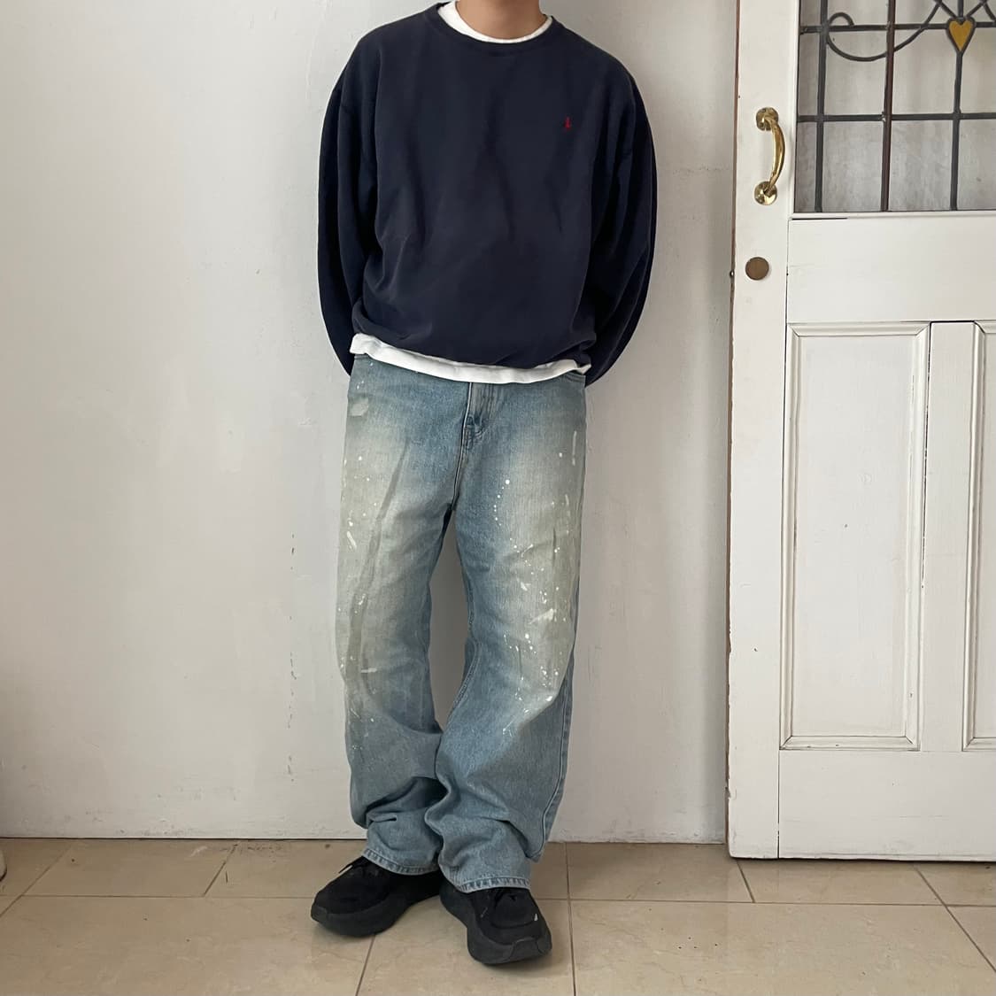 폴로 로고 맨투맨 상품이미지6