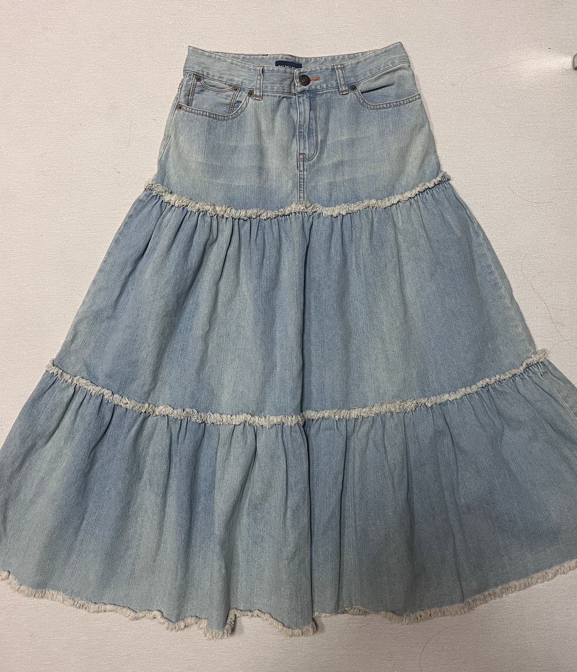 폴로 랄프로렌 빈티지 캉캉 청스커트 상품이미지2