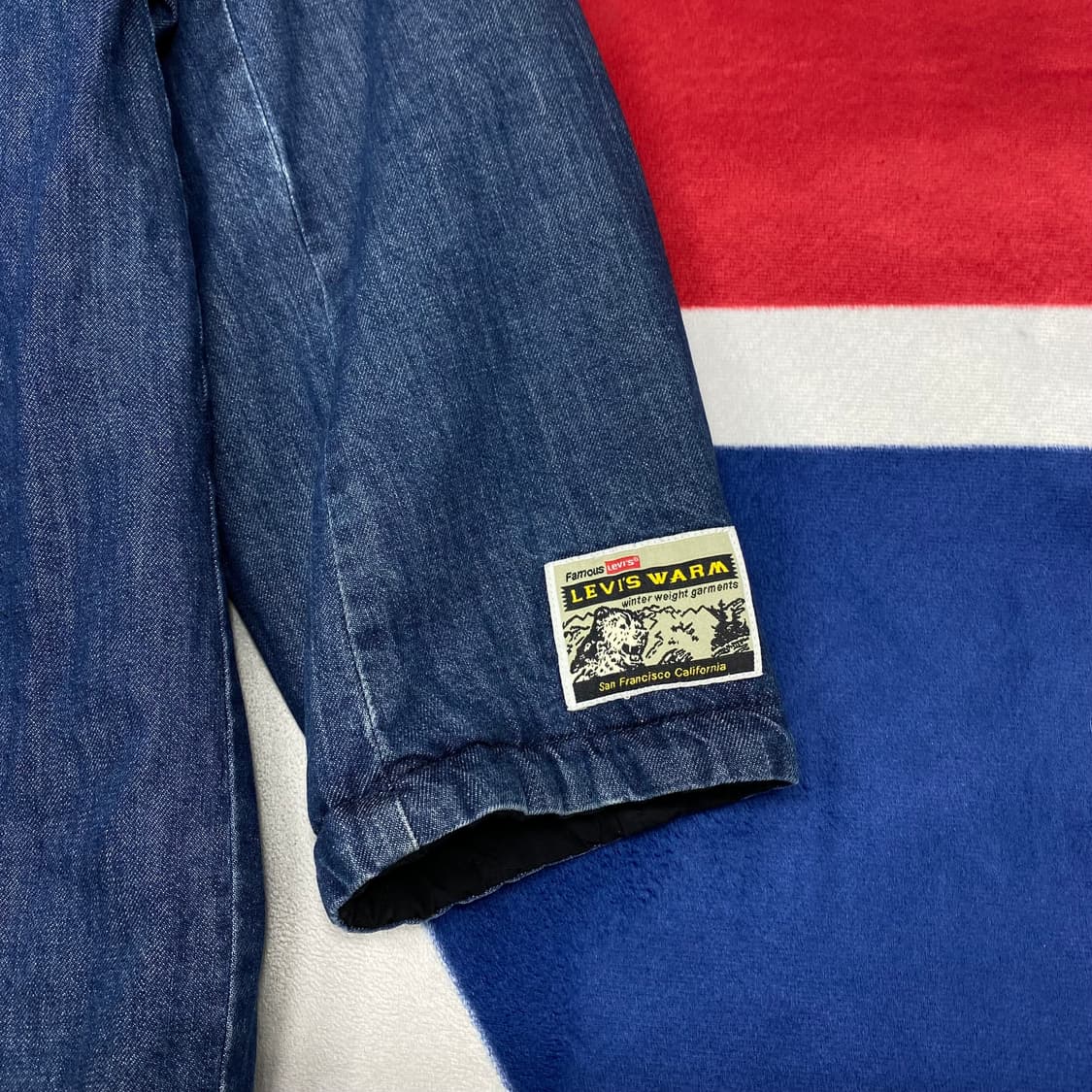 리바이스 리버시블 데님 코트 S 실측 L -XL  상품이미지5