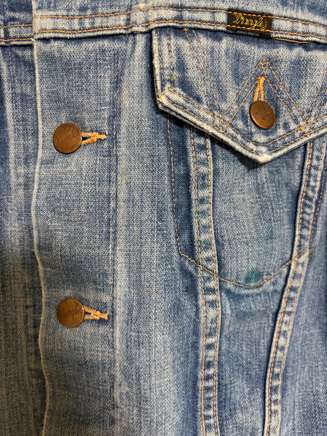 70s usa wrangler 127mj 랭글러 데님자켓 상품이미지8