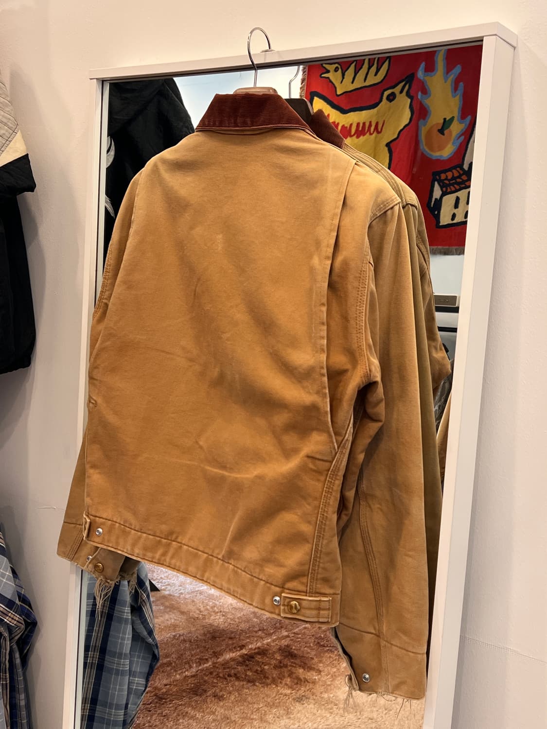 Carhartt 칼하트 덕 캔버스 디트로이트 워크 자켓 (USA) 상품이미지5