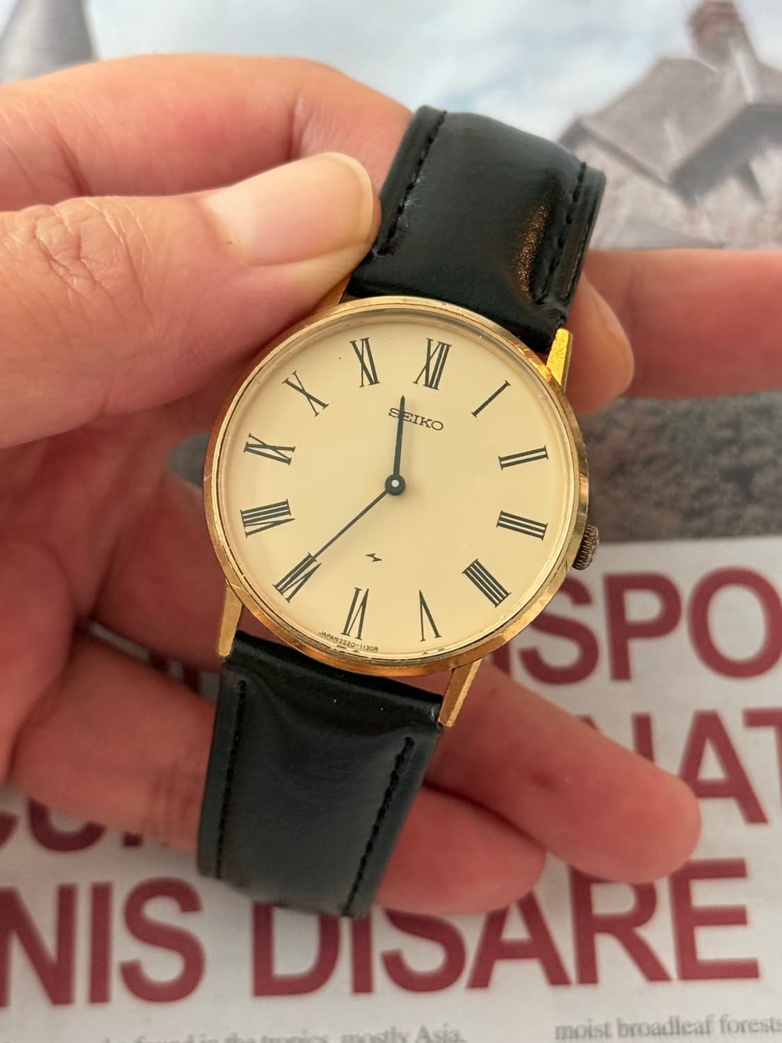 세이코 Seiko 샤리오 로만 인덱스 태엽 감기 상품이미지3