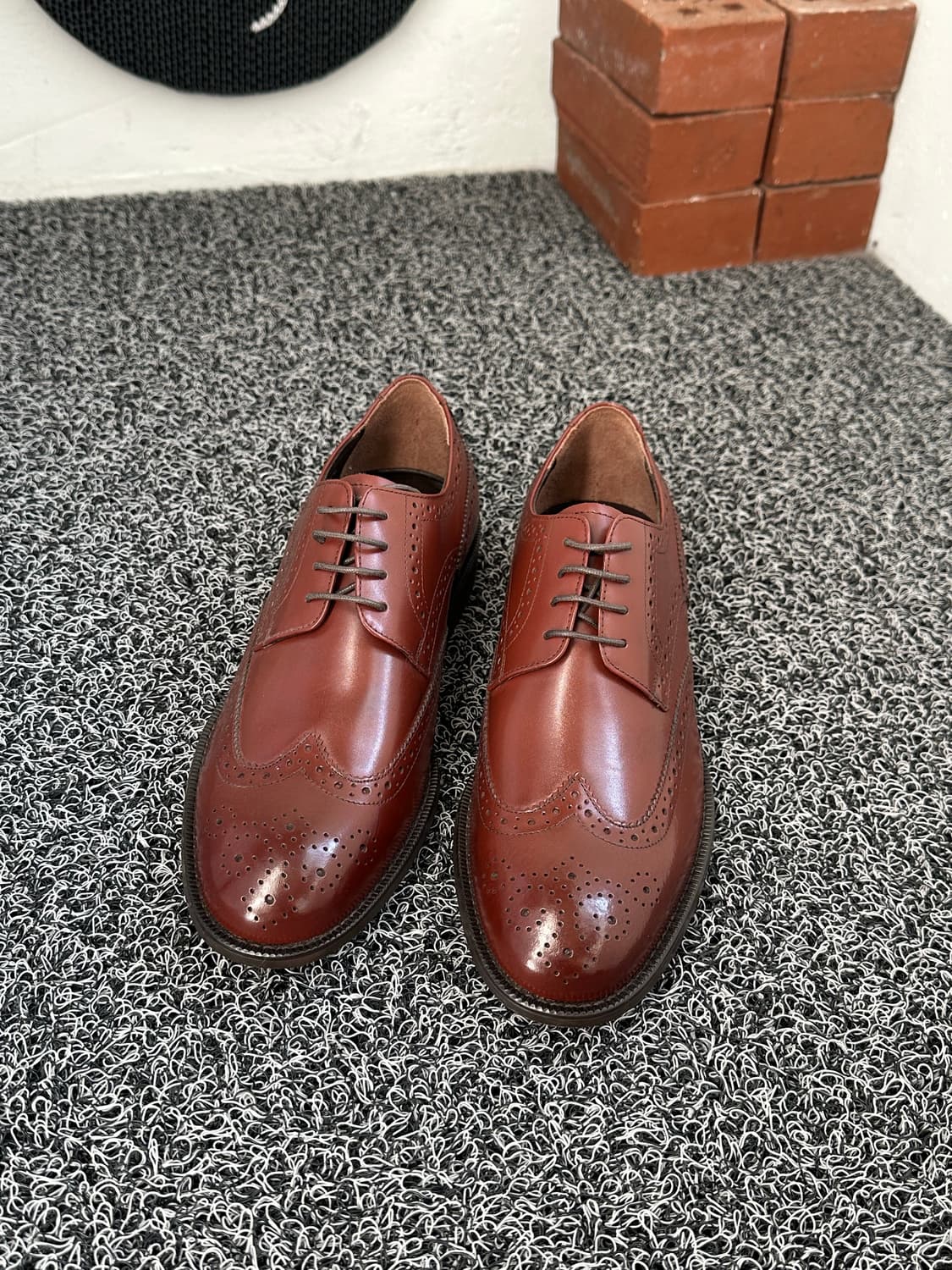 엘칸토 남성 브라운 수제화 260mm 상품이미지1