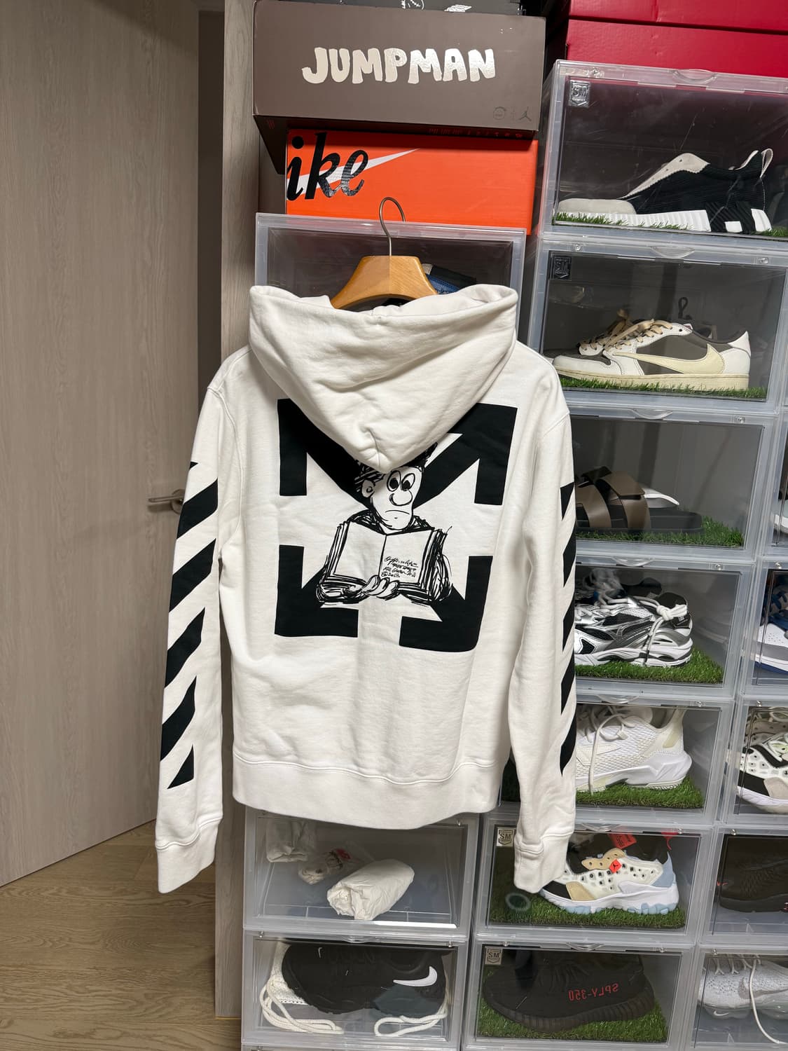 오프화이트 후드티 XL상태좋음 상품이미지2