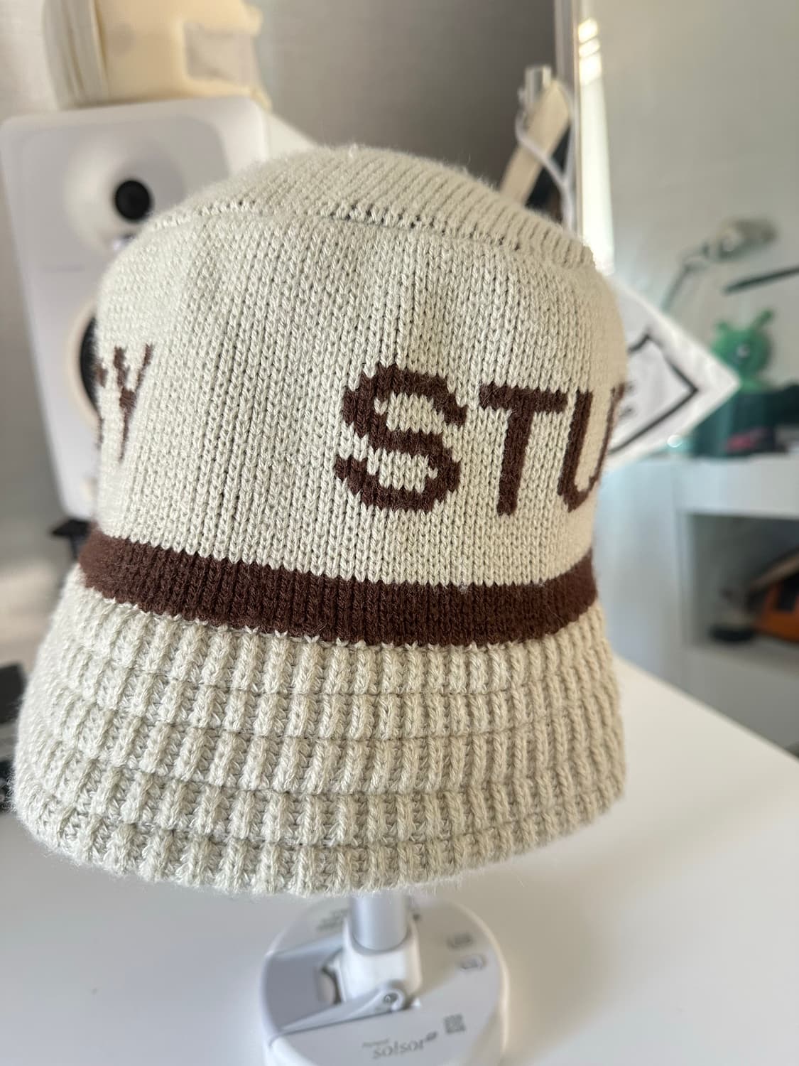 스투시 자카드 니트 버킷햇 L-XL 상품이미지3