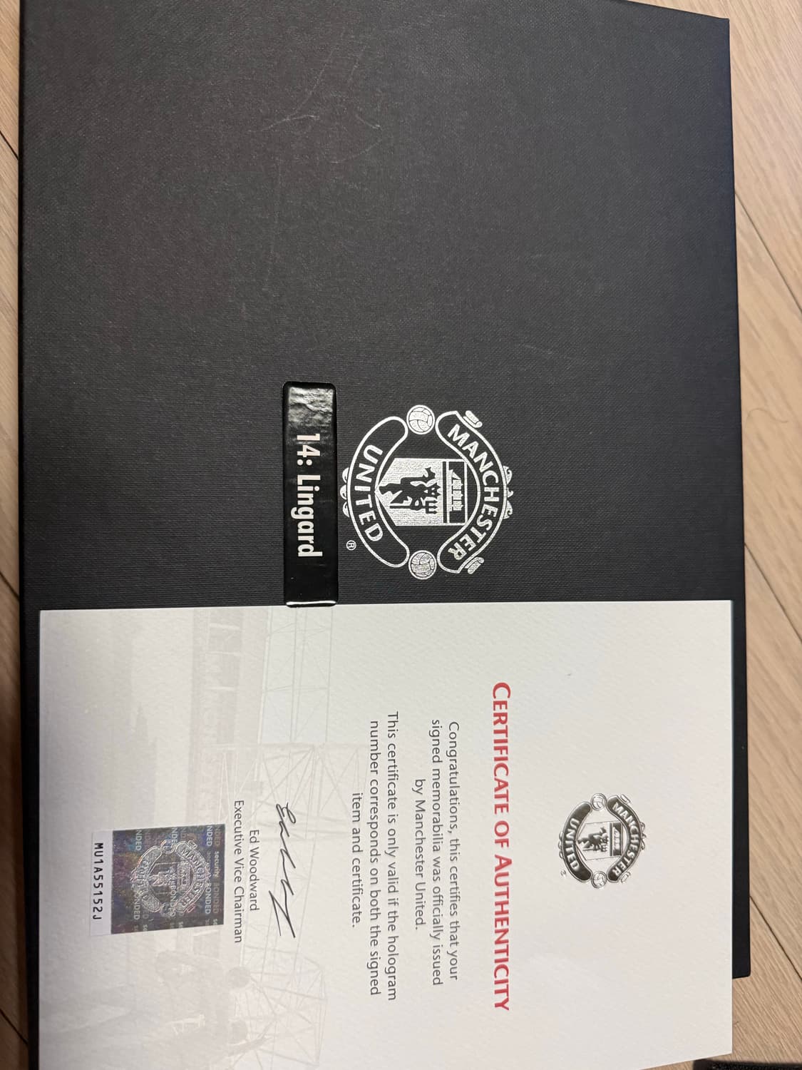 19-20 맨유 유니폼 린가드 친필 싸인 (구단인증서보유) 상품이미지3