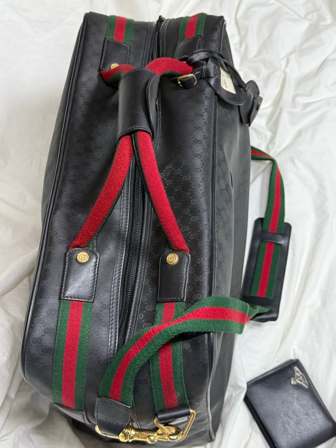 구찌 가죽 여행용 초대형 보스턴백 블랙 상품이미지3