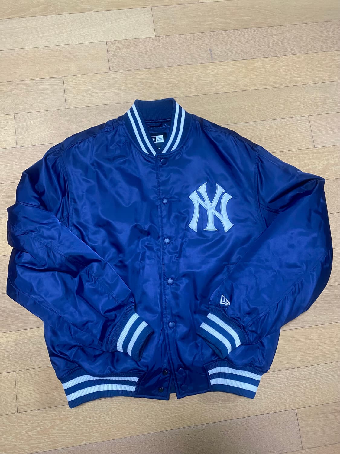 뉴에라 뉴욕양키스 스타디움 재킷 네이비 바시티 자켓 mlb 패딩 L 상품이미지1