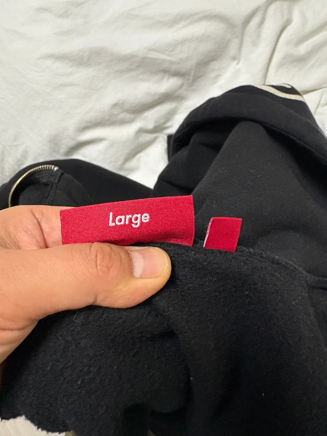 [SUPREME]슈프림_25ss에이펙스 트윈 후드집업 블랙 L 상품이미지5