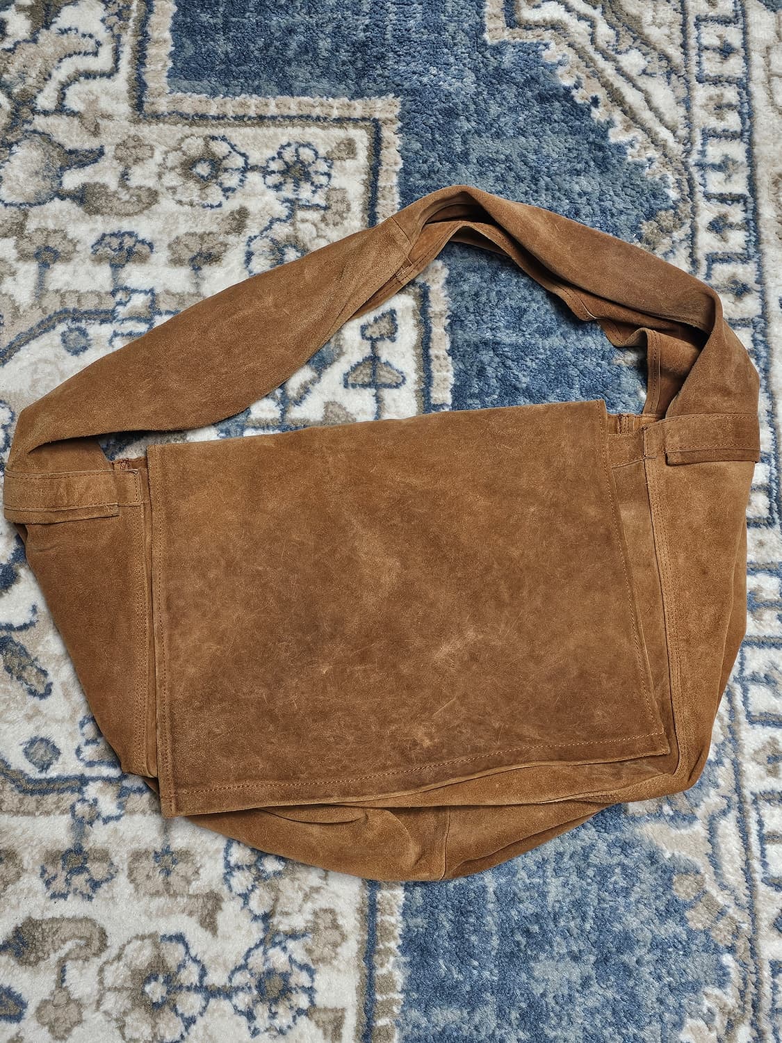 [OS] 세븐바이세븐 스웨이드 레더 숄더백 상품이미지4