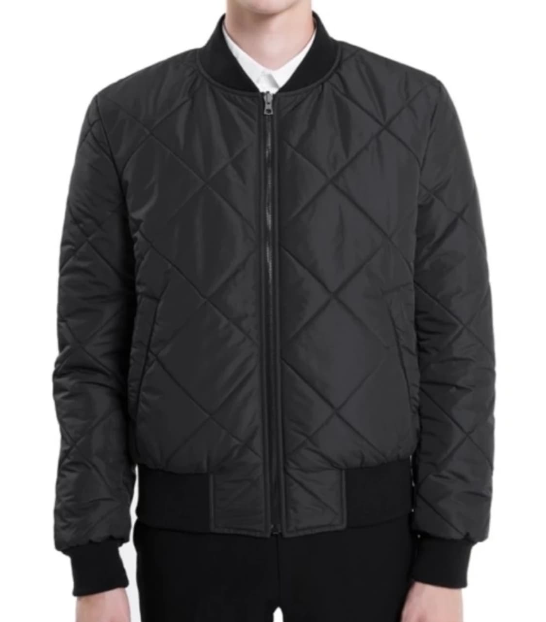 산드로 옴므 마블 프린트 리버시블 퀼팅 봄버 자켓 95 상품이미지2