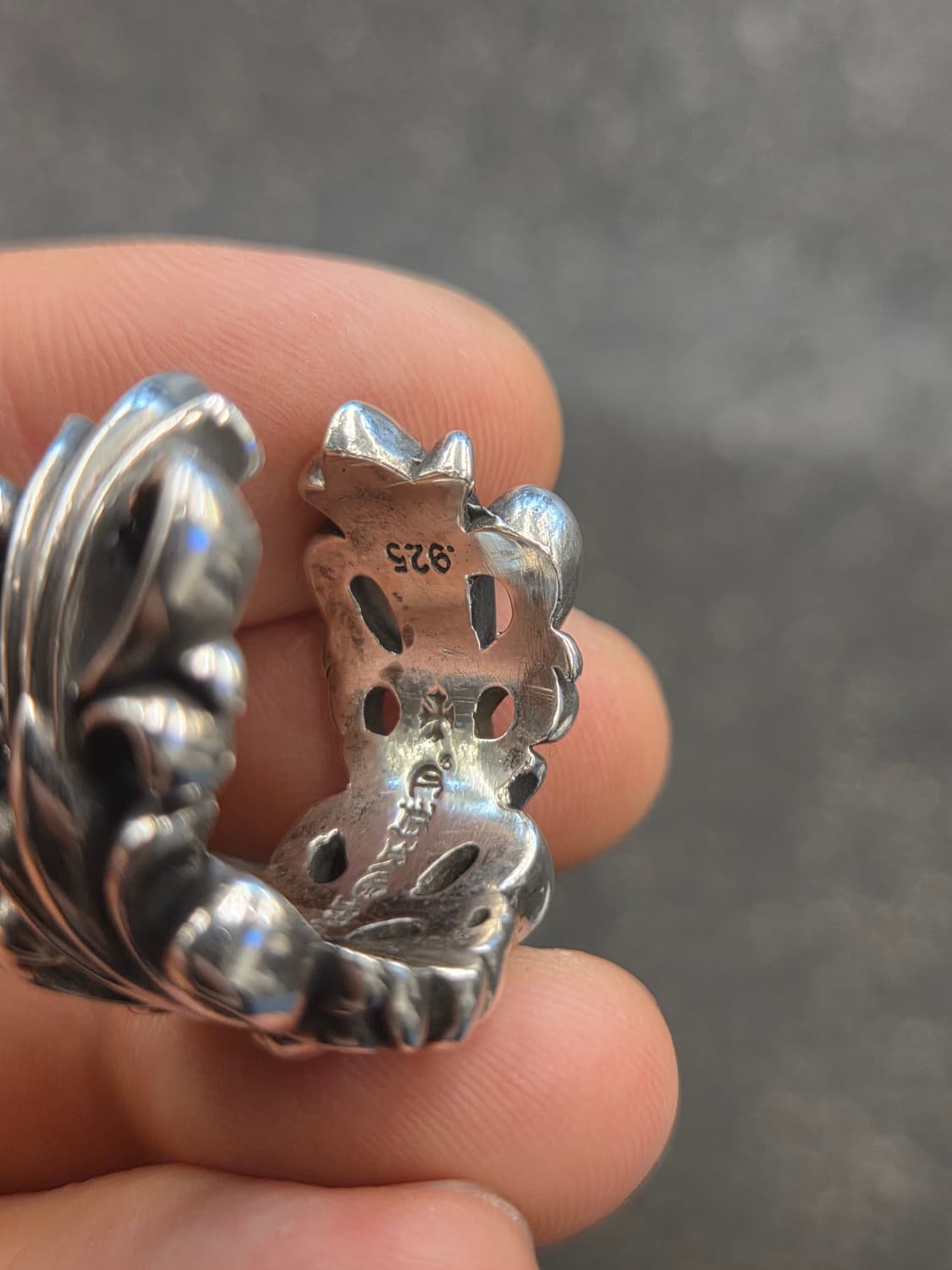 정품 크롬하츠 더블 플로랄링 상품이미지6