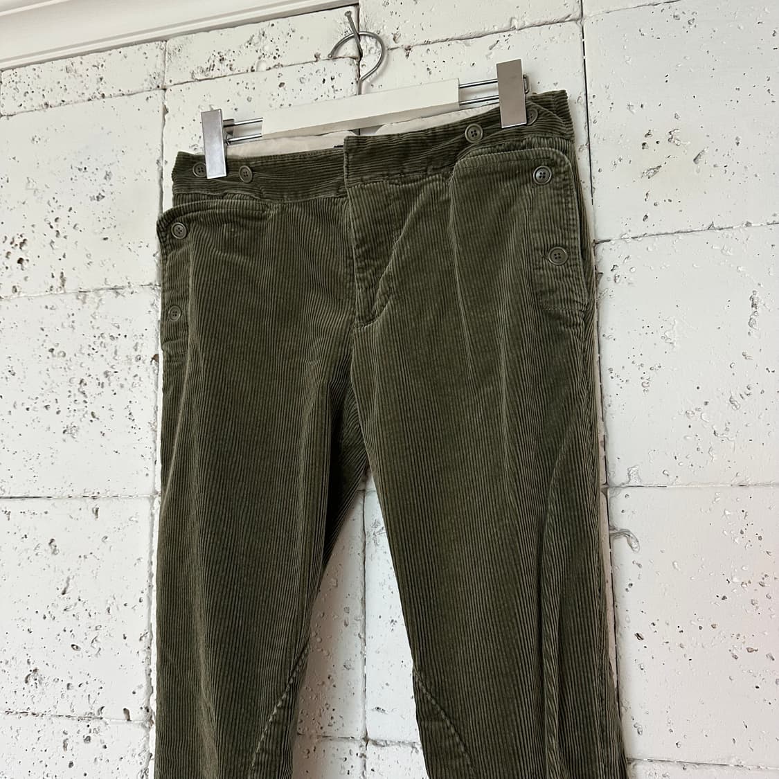 우먼2 폴로 랄프로렌 코듀로이 팬츠 스판 카키 상품이미지2