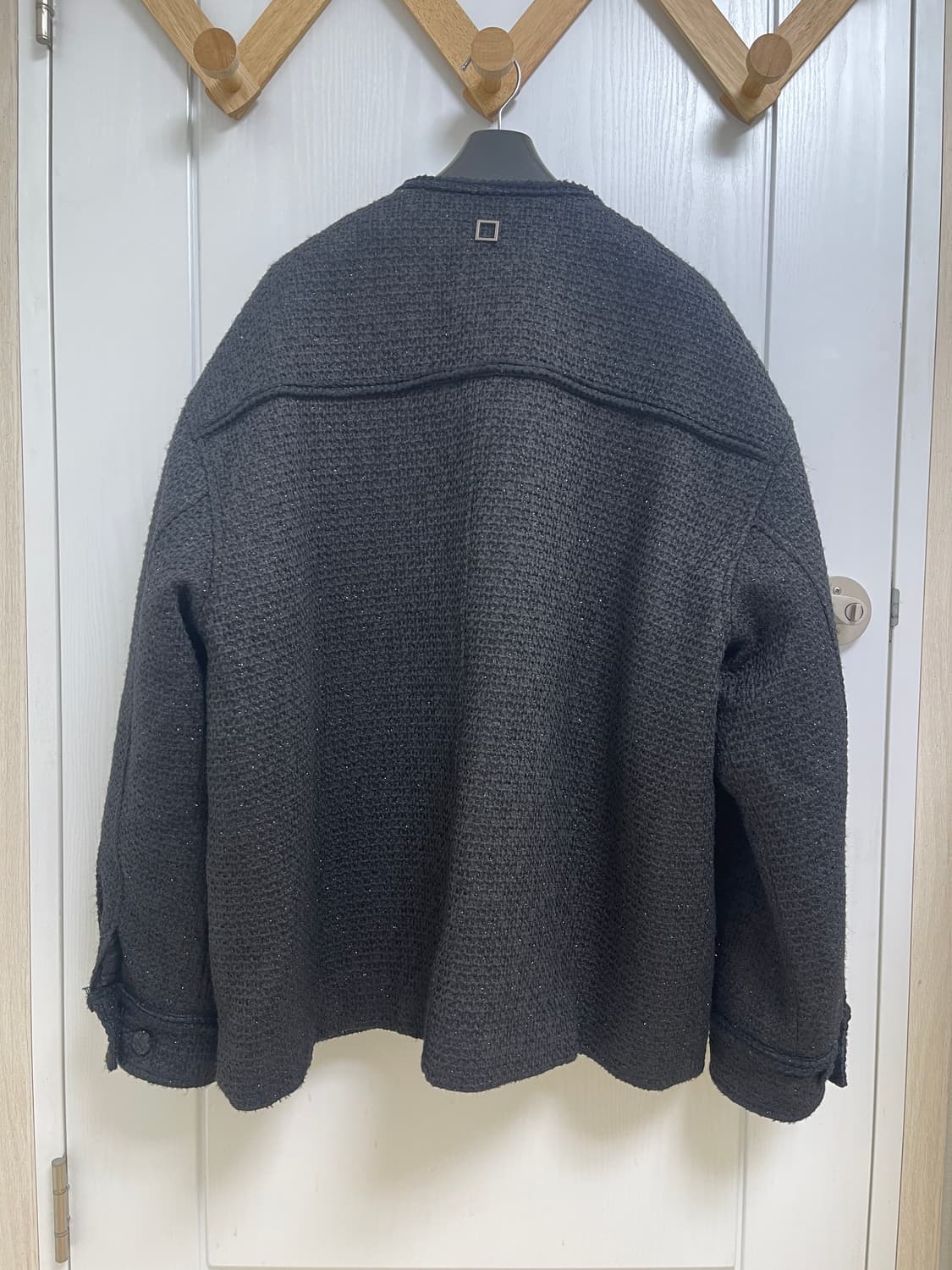 [거의 새것] 우영미 트위드자켓 블랙 50사이즈 상품이미지2