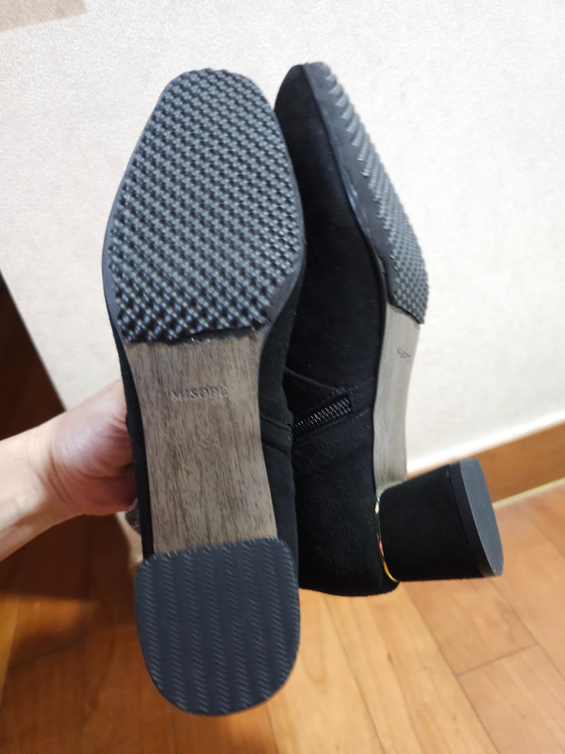 새상품)미소페 글리터 삭스 펄 메리제인 부티 상품이미지5