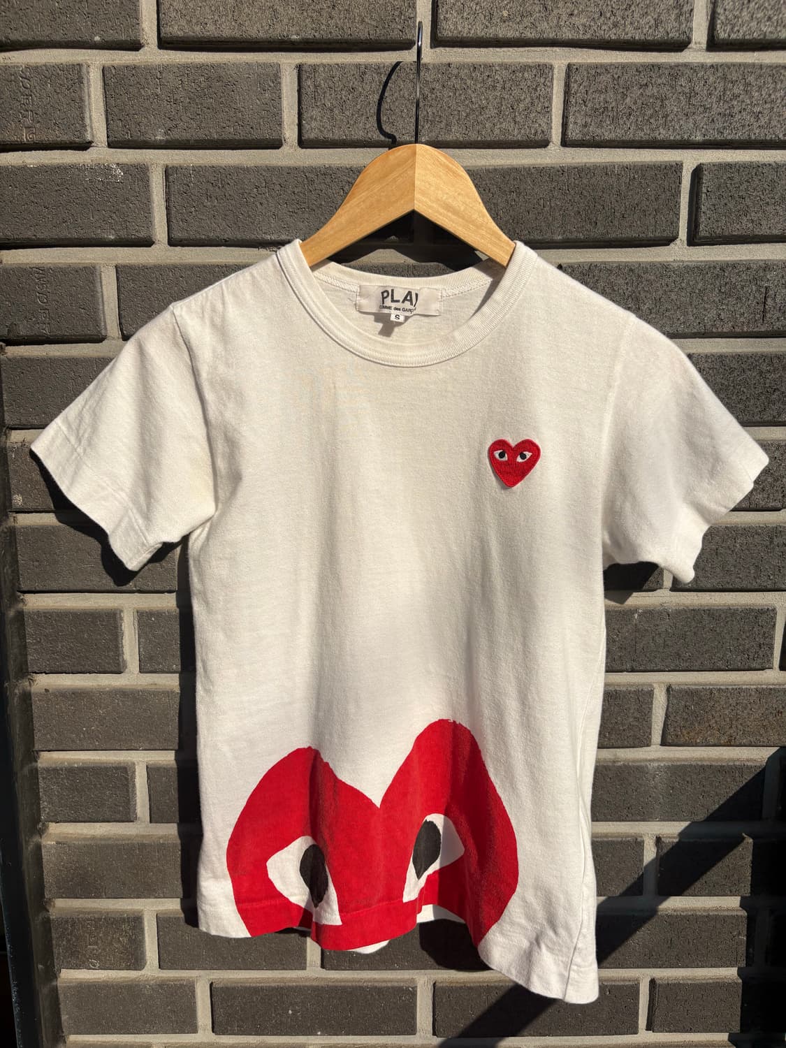 꼼데가르송 하트 패치 반팔티셔트 상품이미지4