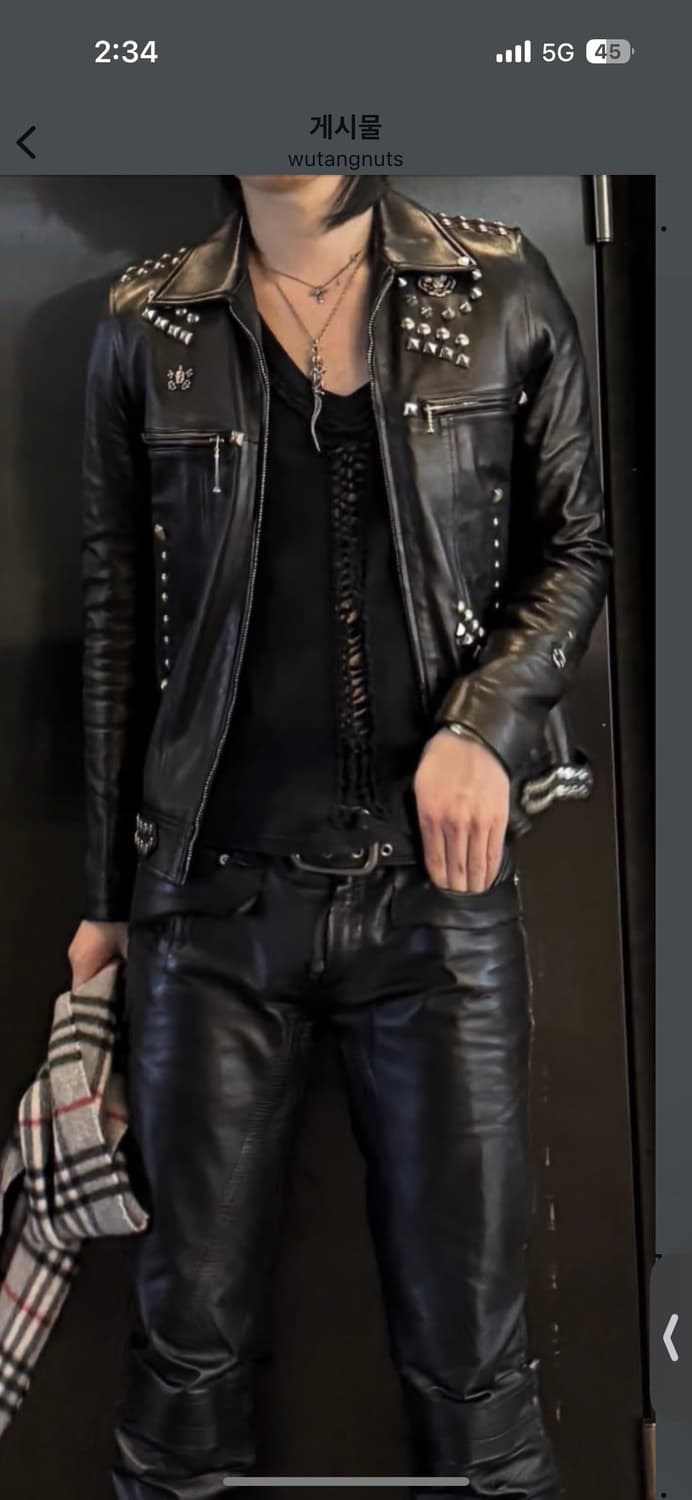 발망 11ss 시드비셔스 레더자켓 상품이미지2