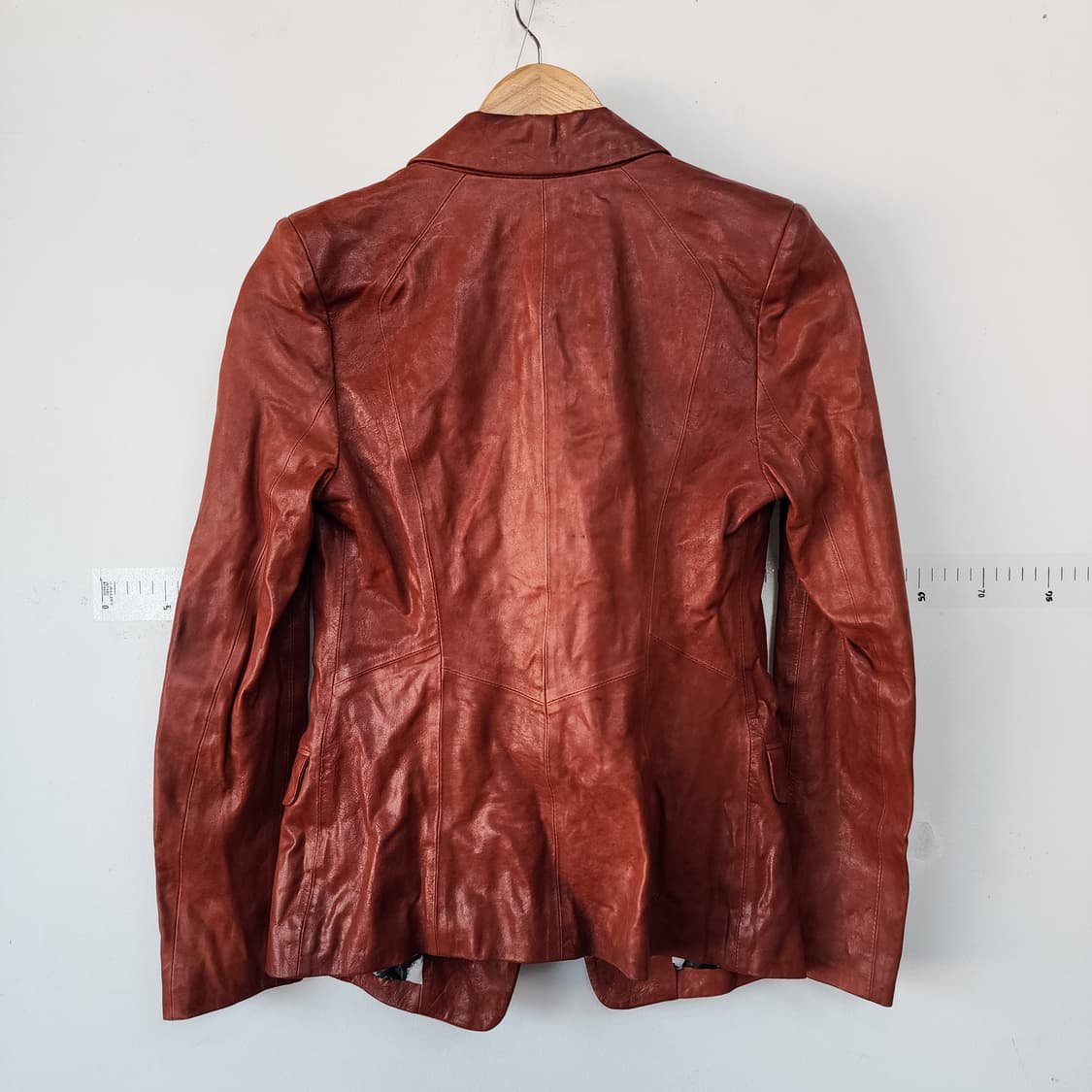 탱커스 브라운 가죽 자켓 상품이미지6