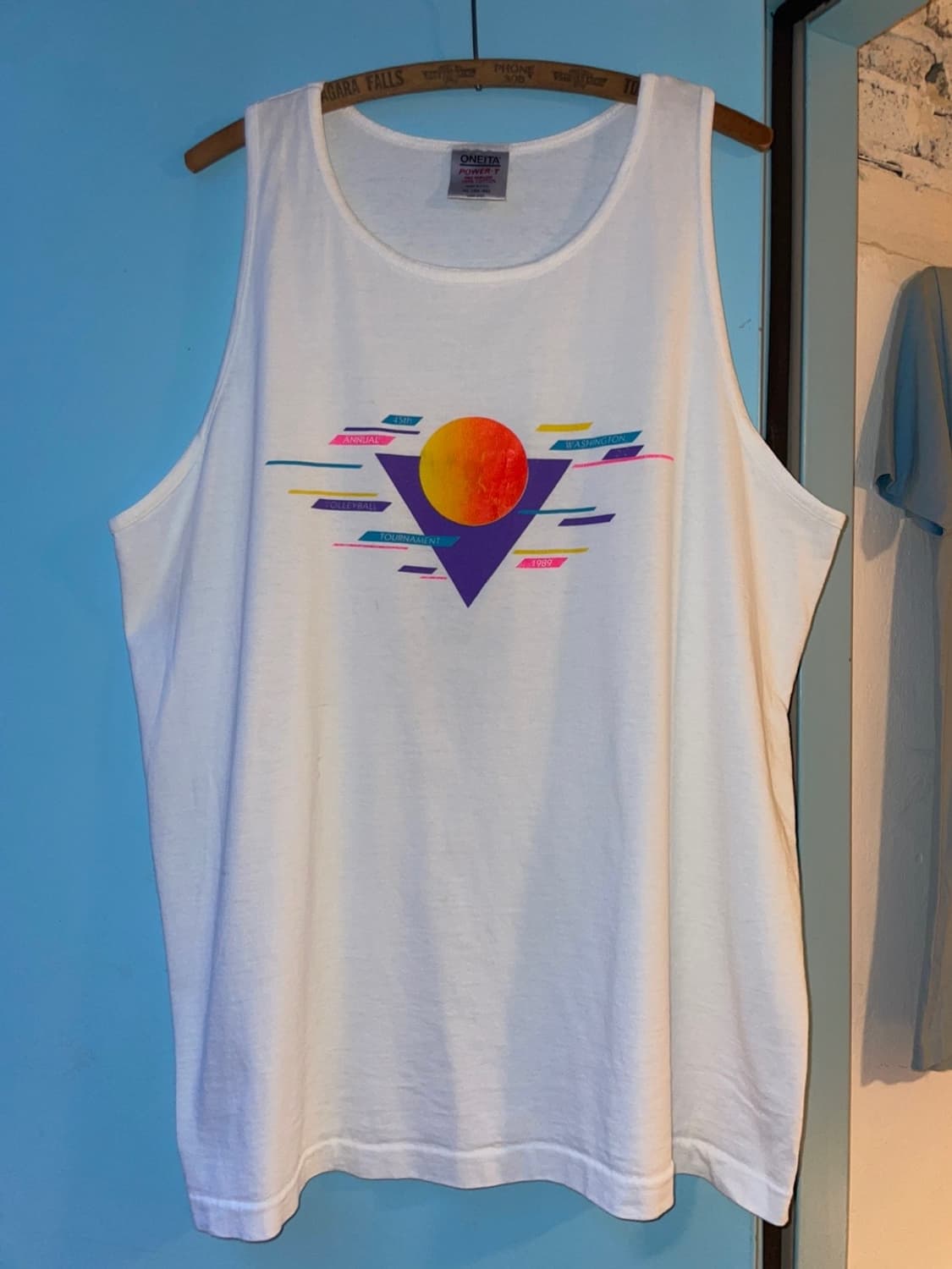 1989 Vintage Tank Top Oneita  상품이미지1