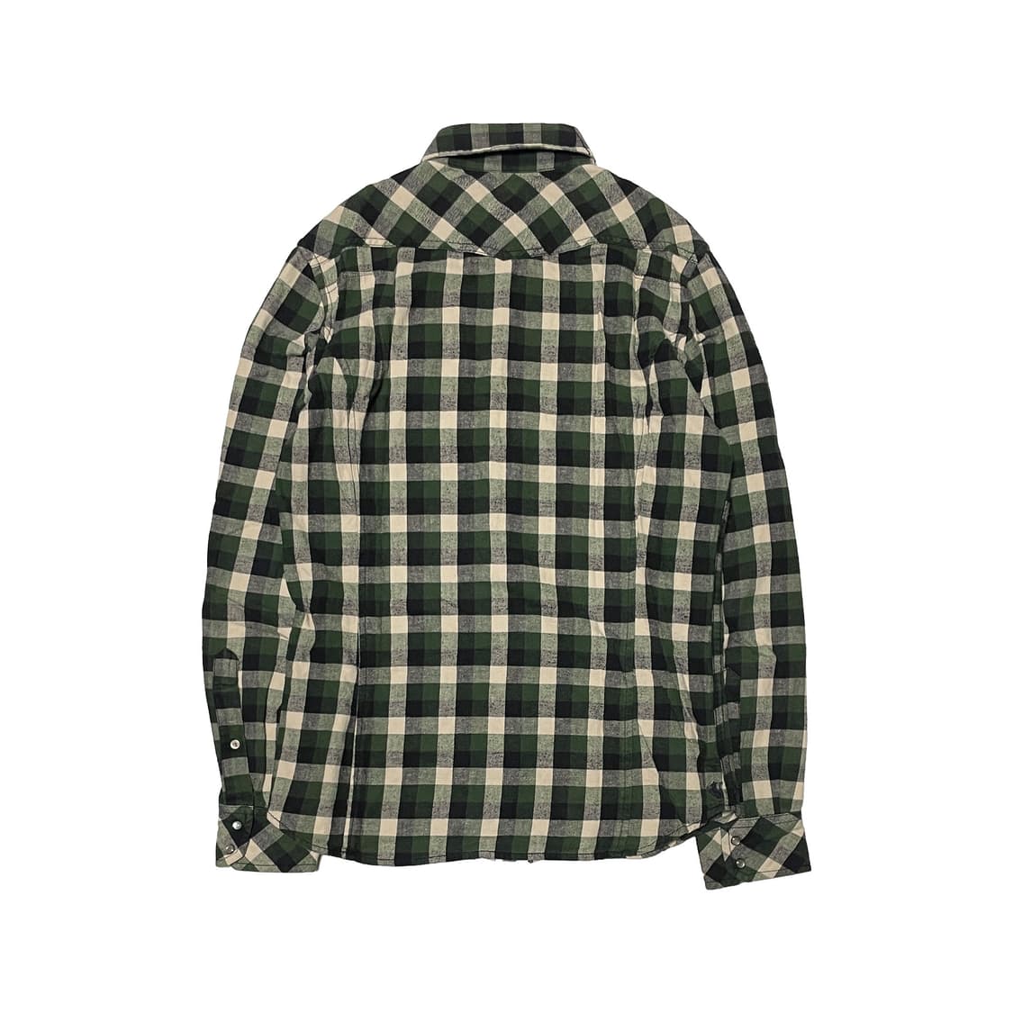 Diesel 디젤 웨스턴 그린 체크 셔츠 상품이미지2
