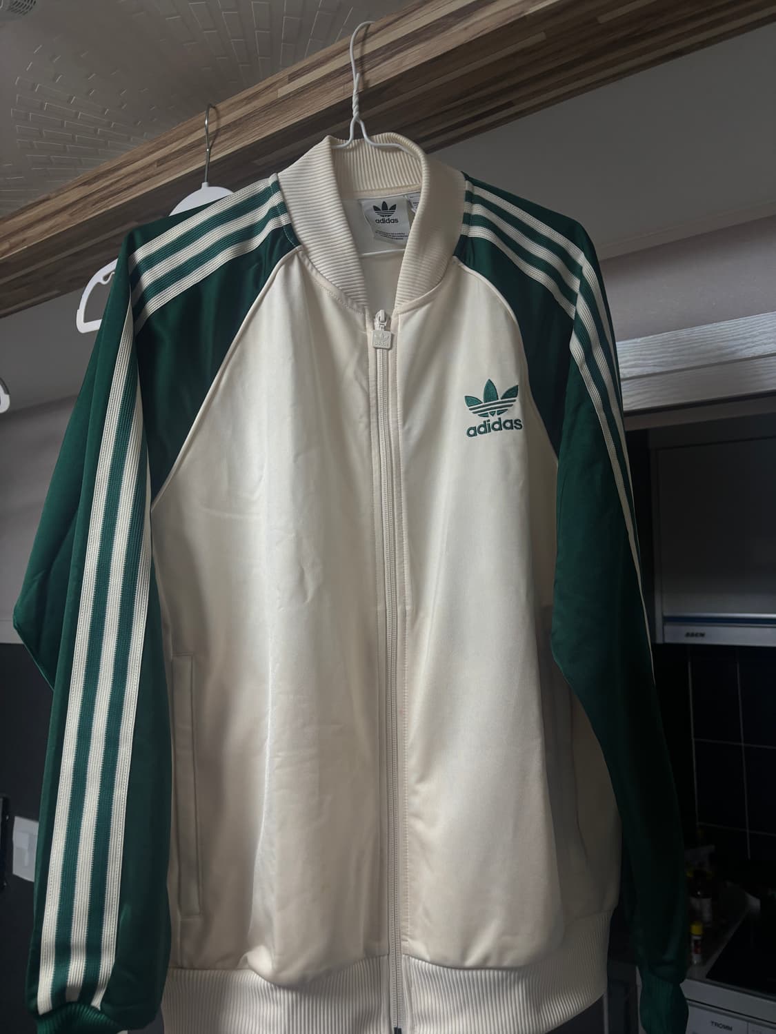 아디다스 SST 트랙탑 원더 화이트 컬리지에이트 그린 상품이미지2