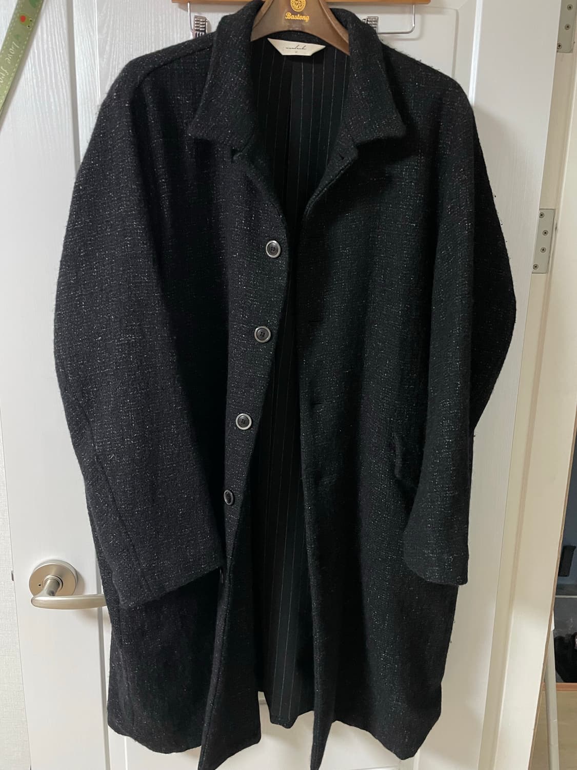 25FW 워드로브41 라이브러리 코트 블랙 L sz 상품이미지1