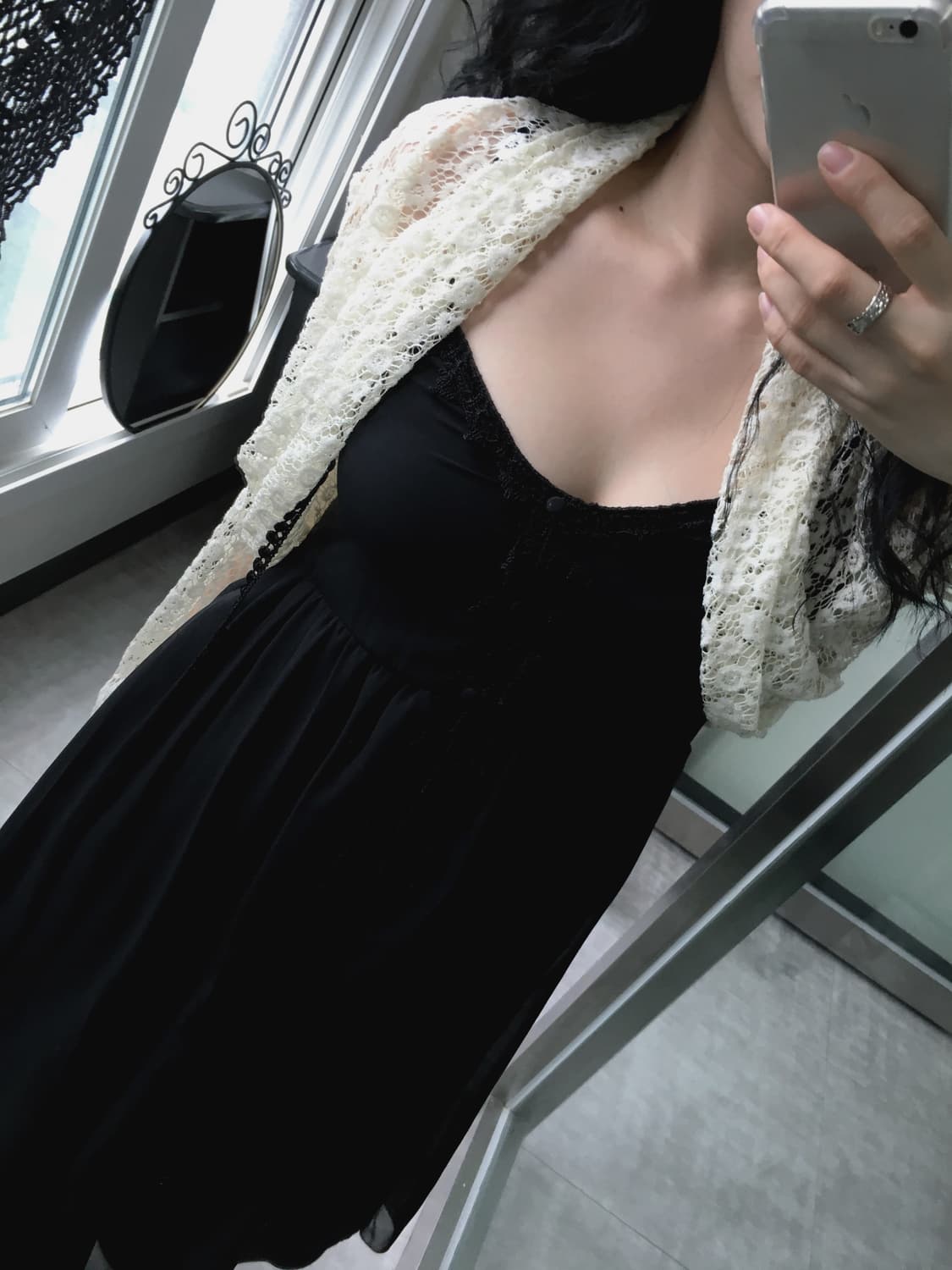 lace strap dress 상품이미지3